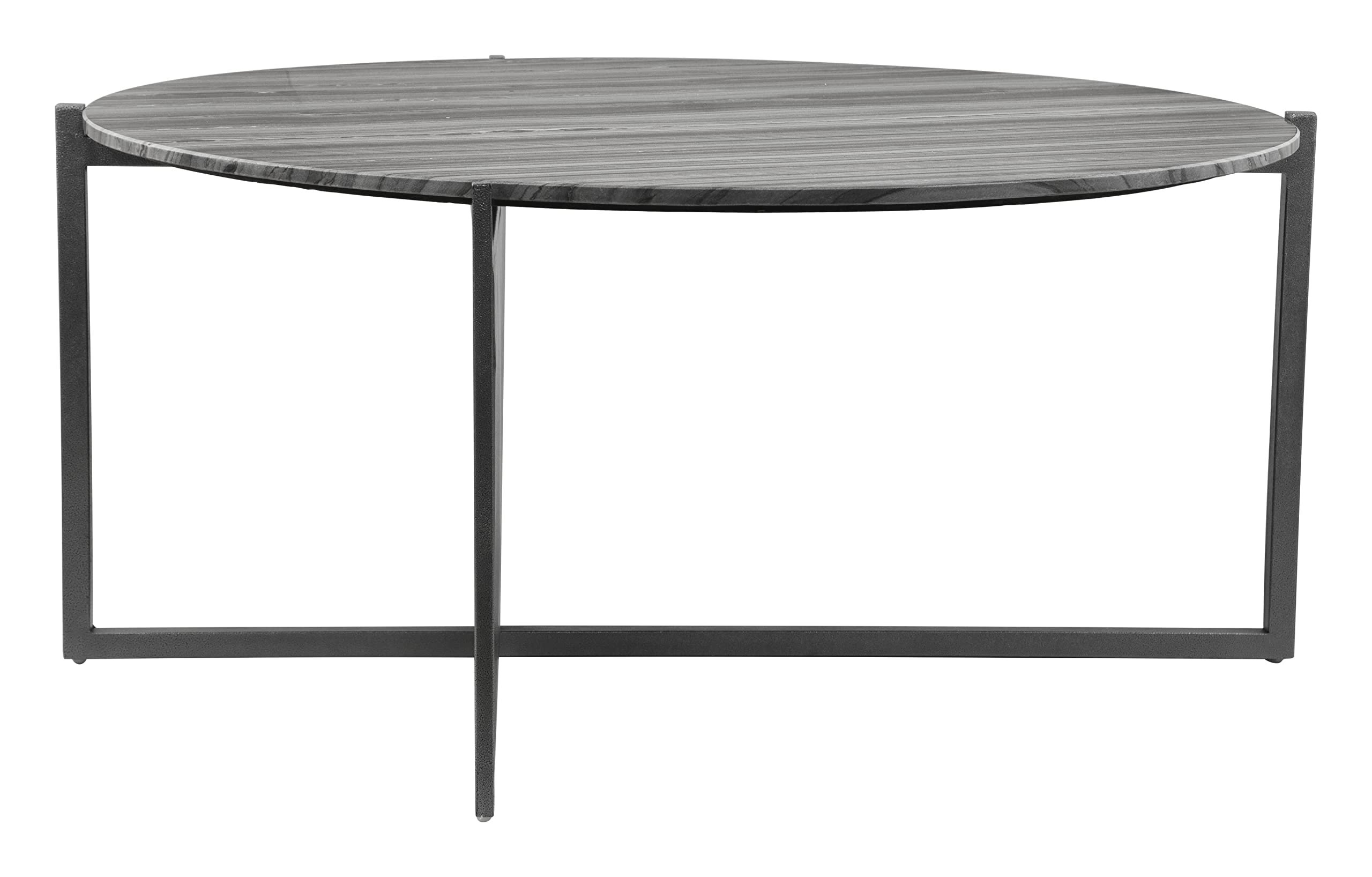 Modern Zuo McBride Coffee Table in Gray & Black - Stylish Living Room Centerpiece for Home & Office Decor