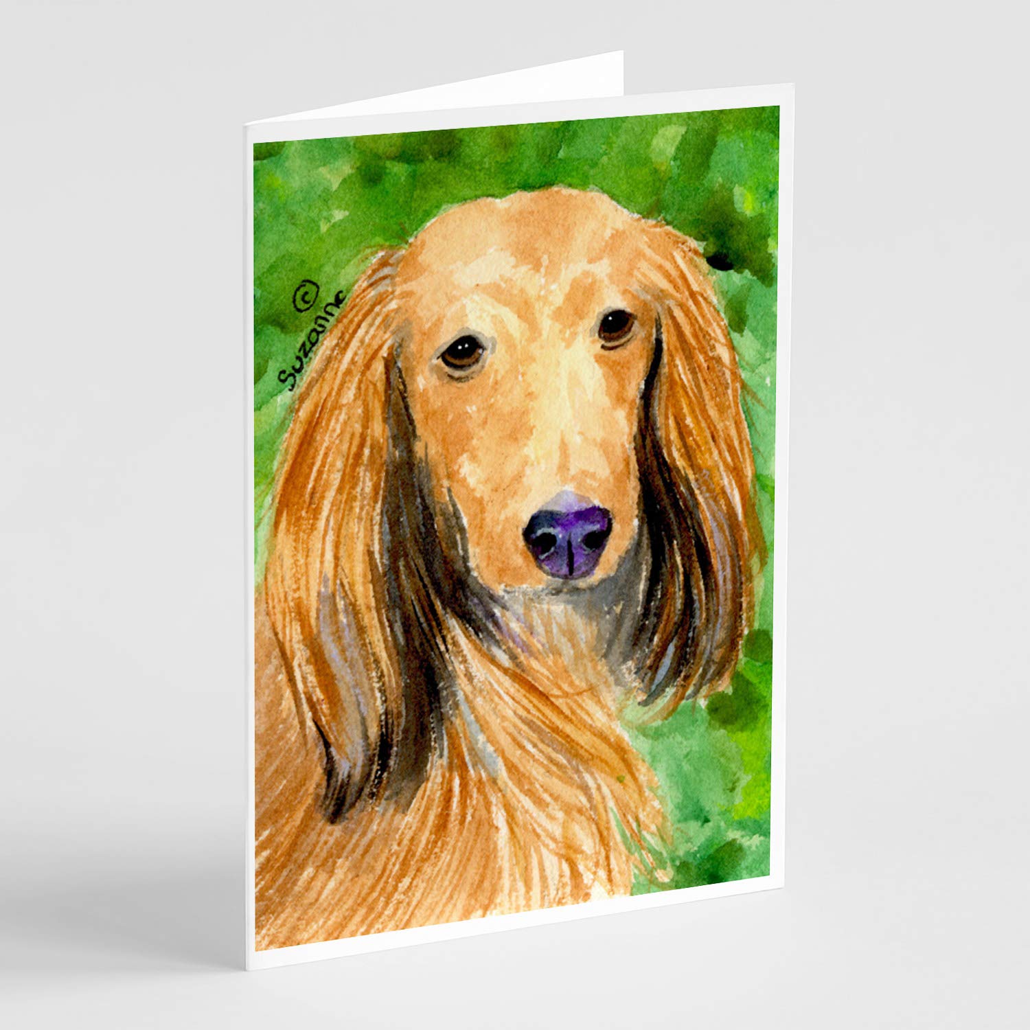 Dachshund Greeting Cards & Envelopes Set - 8 Blank A7 Note Cards (5x7 inches) for Birthdays, Thank You Notes & Special Occasions | Whimsical Dog Lover Stationery