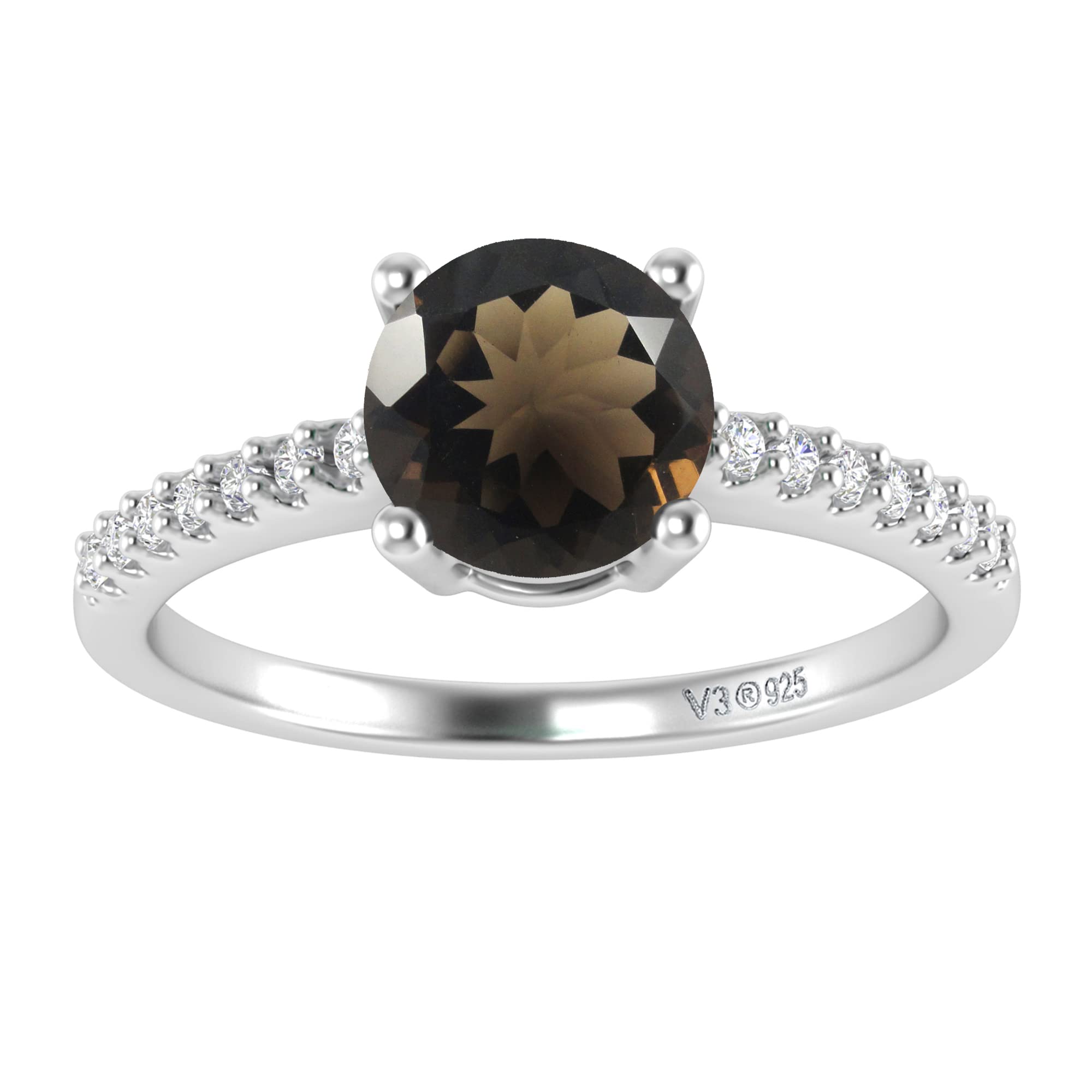 Elegant Sterling Silver Engagement Ring for Women - Perfect for Proposals, Anniversaries & Special Occasions