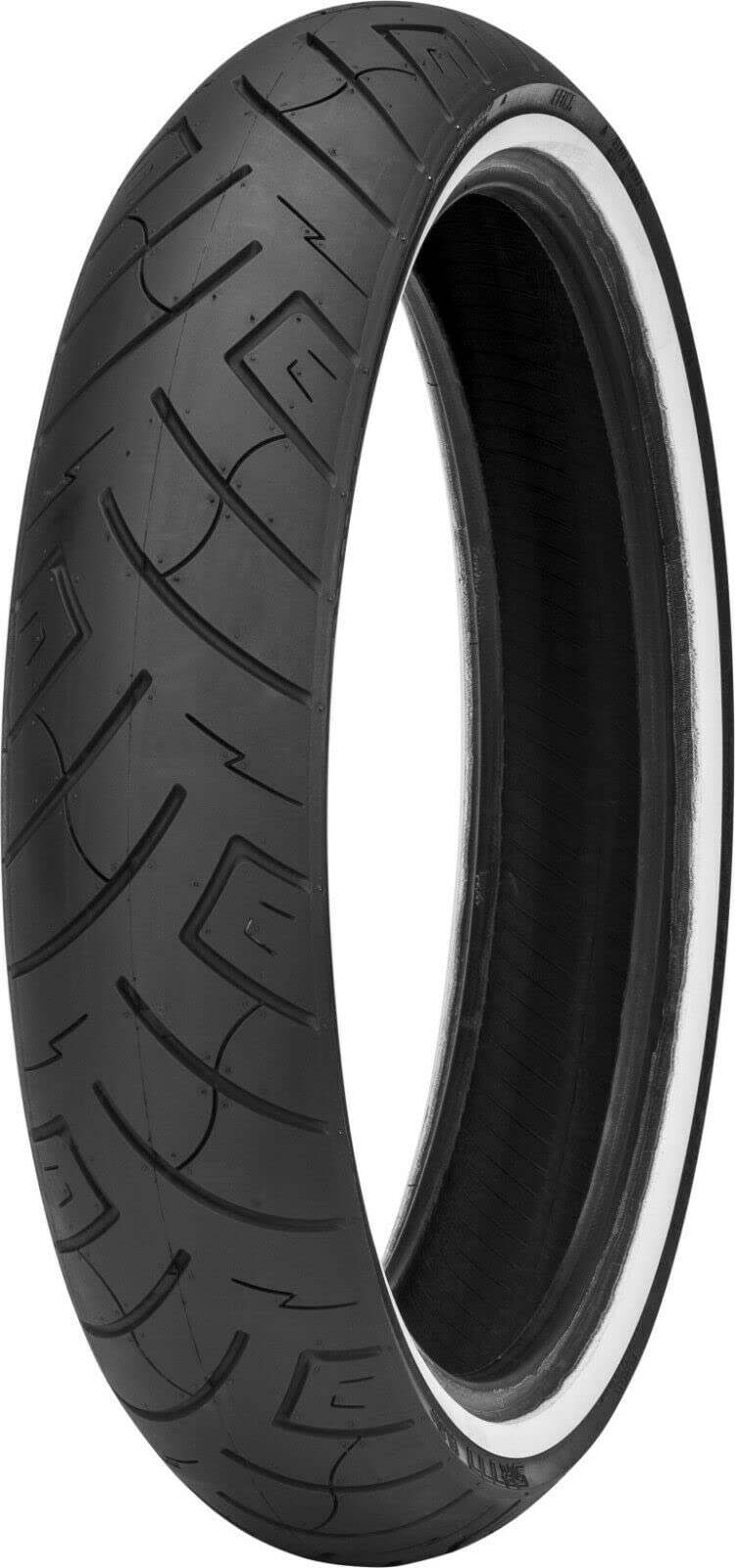 Shinko 777 Series 120/70-21 White Wall Front Tire - Premium Motorcycle Tire for 21 Inch Wheels | Perfect for Cruisers, Touring Bikes & Vintage Motorcycles