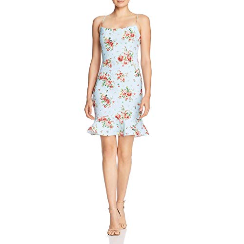 LIKELY Women's Casual Floral Print Short Sleeve Banks Dress - Perfect for Summer Outings, Beach Vacations & Date Nights