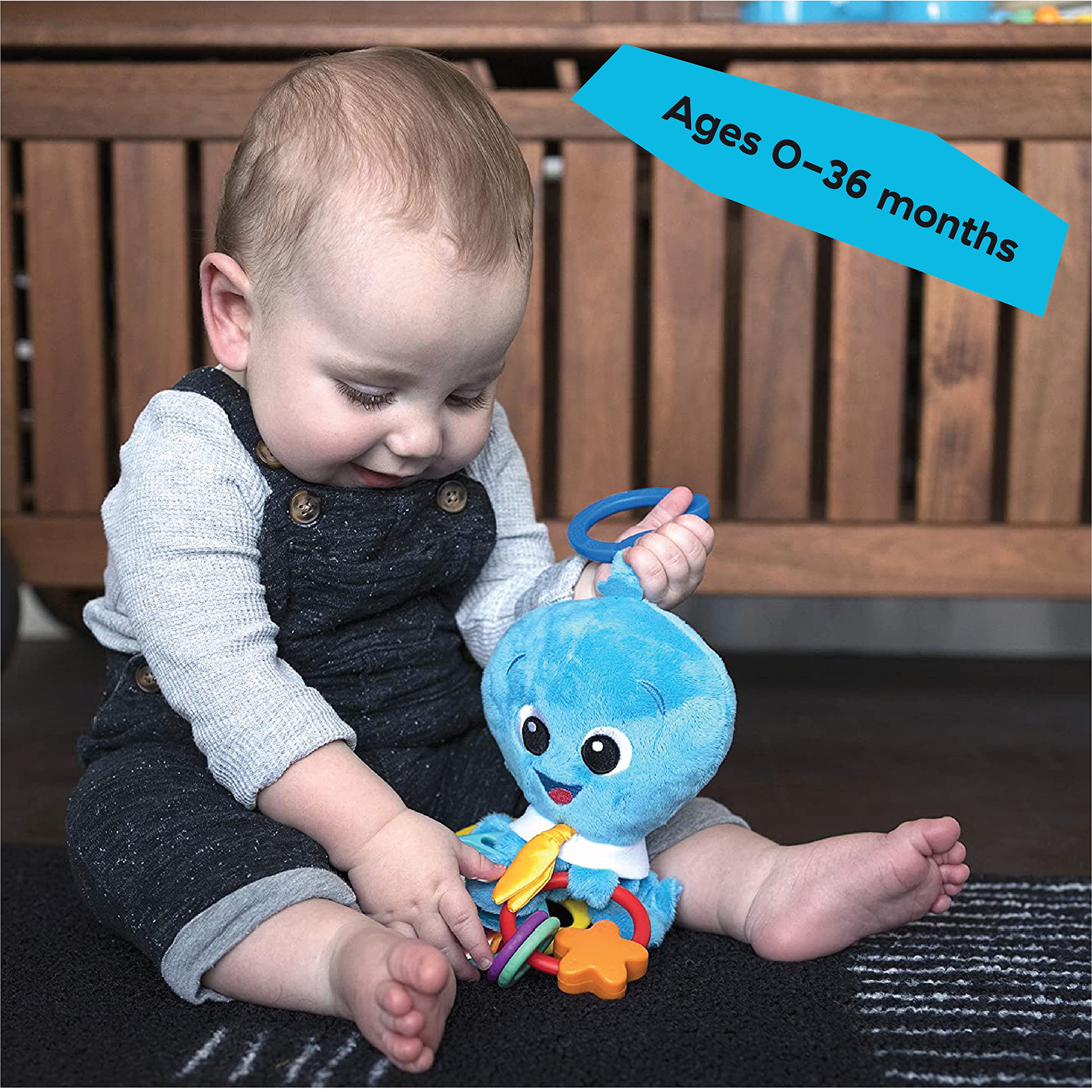 Baby Einstein Octopus Activity Arms Toy - Interactive Learning & Sensory Play for Infants & Toddlers - Perfect for Playtime, Daycare & Early Development