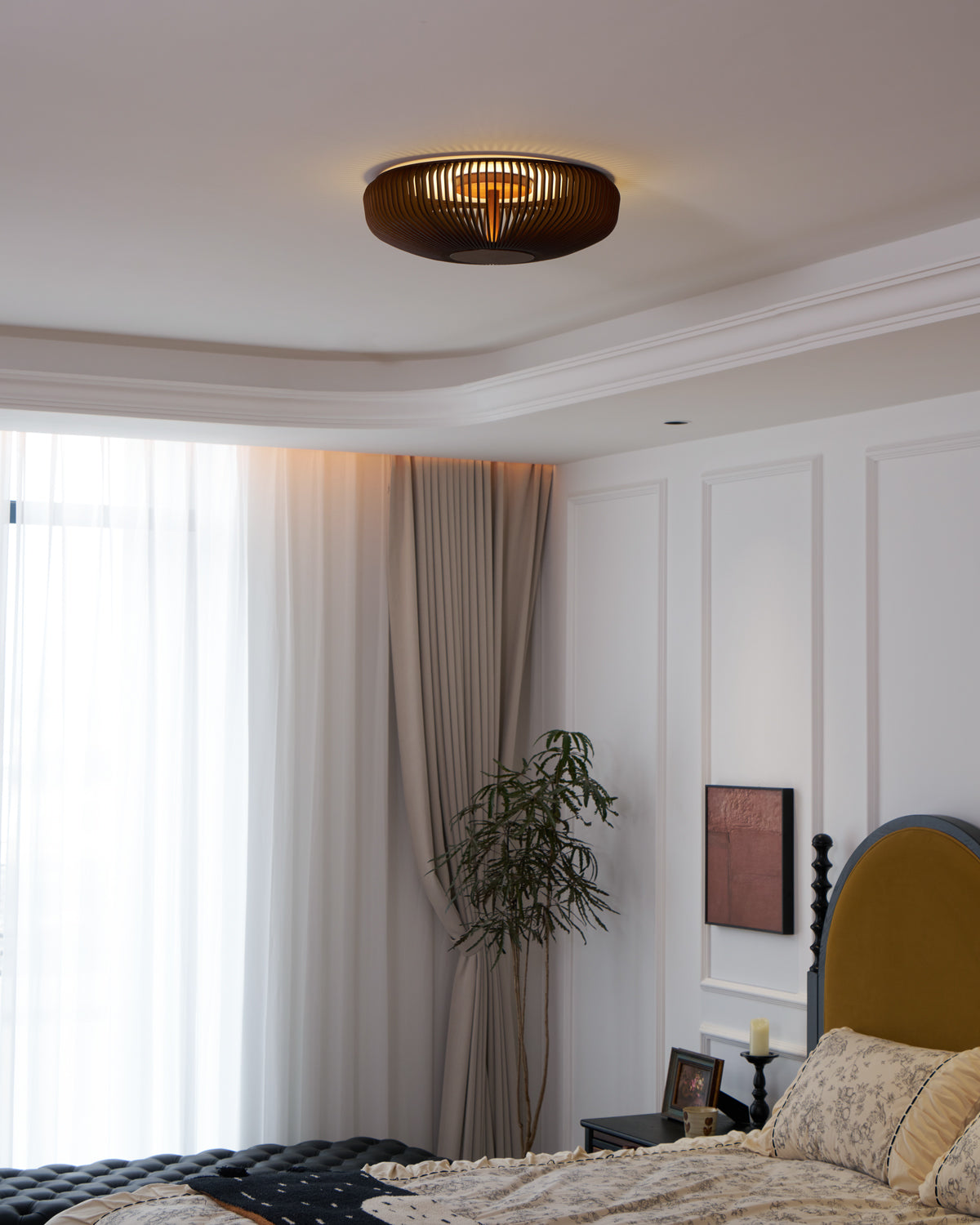 Modern Clava Ceiling Lamp - Energy Efficient LED Lighting Fixture for Living Room, Bedroom & Dining Room | Dimmable & Easy Installation Home Decor