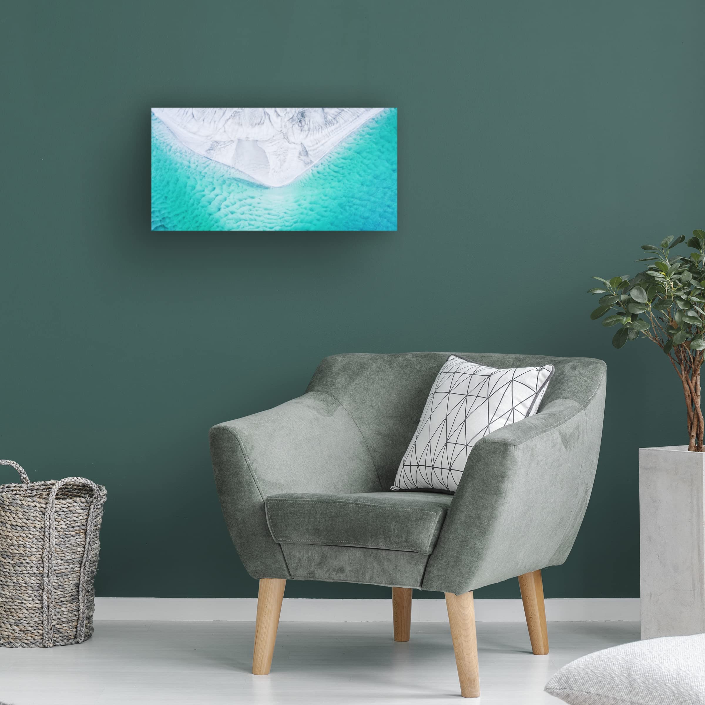 Trademark Fine Art 'Created by Nature 9' Canvas Wall Art by Beata Czyzowska Young - Stunning Landscape Painting for Living Room, Bedroom & Office Decor