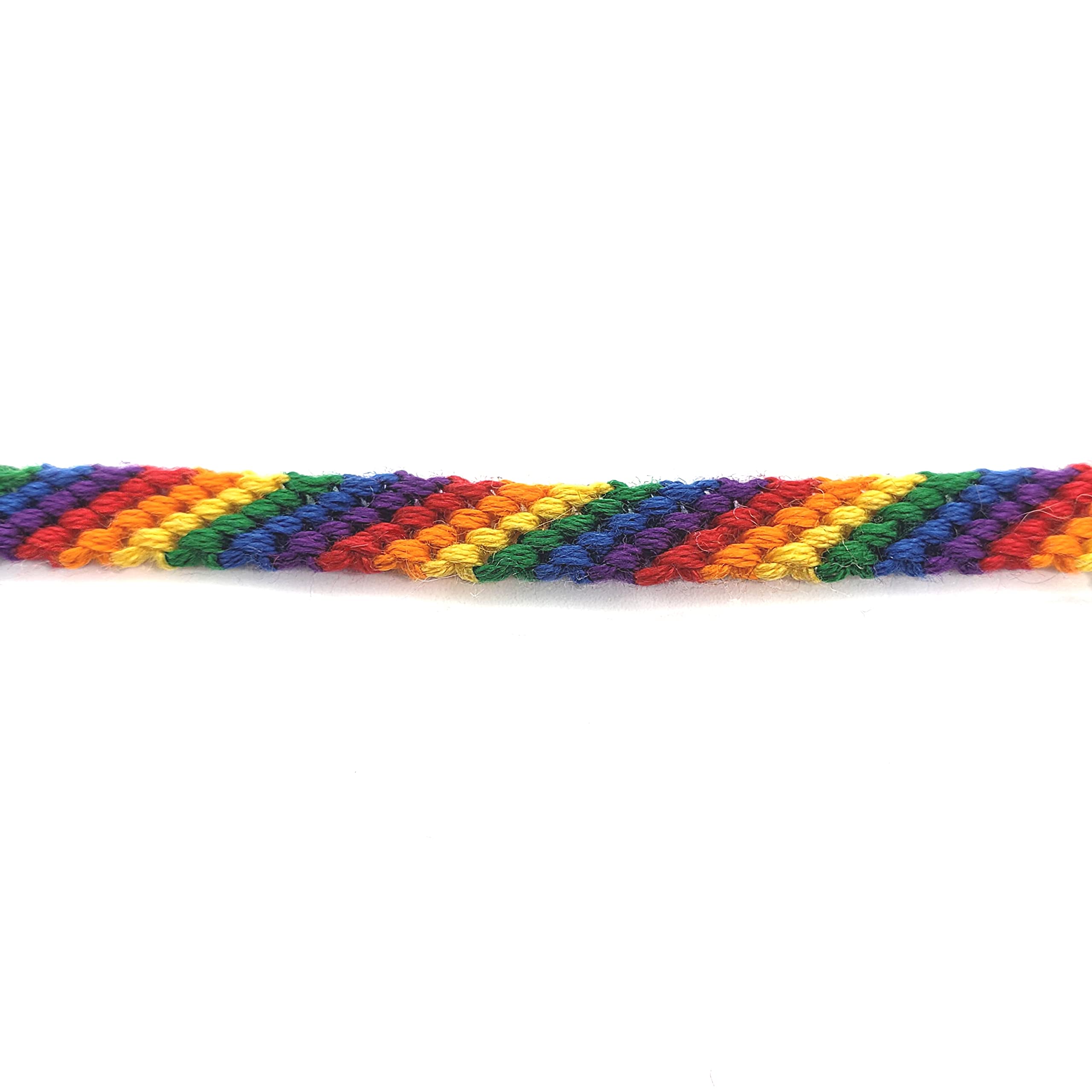 LGBTQ Gay Pride Rainbow Handwoven Anklet Bracelet - Stylish Accessory for Pride Parades, Festivals & Everyday Wear