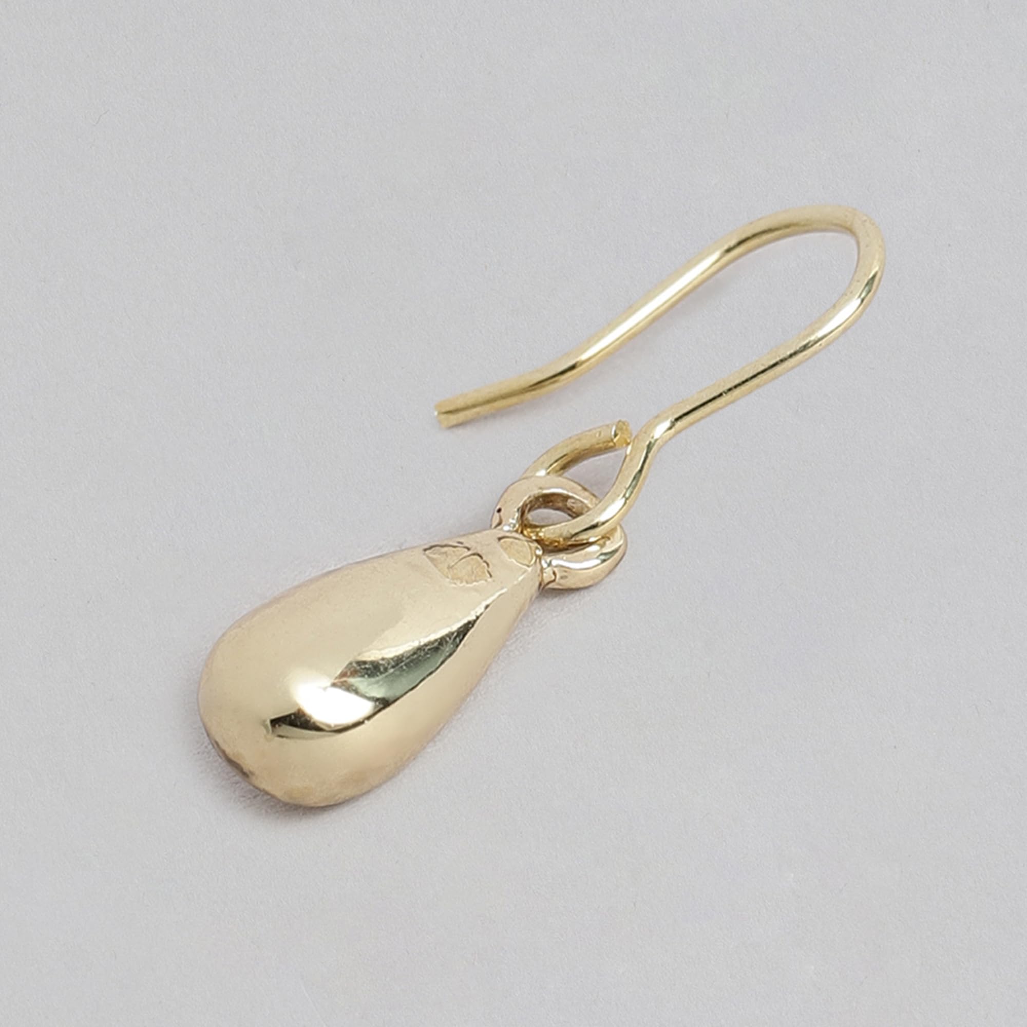Trendy Gold Plated Fish Hook Earrings for Women - Elegant Designer Jewelry Gift for Girls & Ladies | Perfect for Parties, Weddings & Everyday Wear