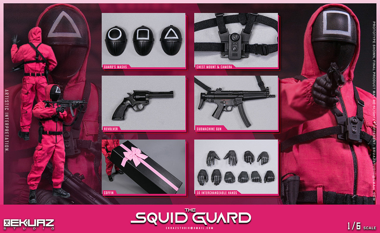 Ekuaz Studio 1/6 Scale The Game Guard Action Figure Collectible Model - Perfect for Display, Photography & Gaming Enthusiasts