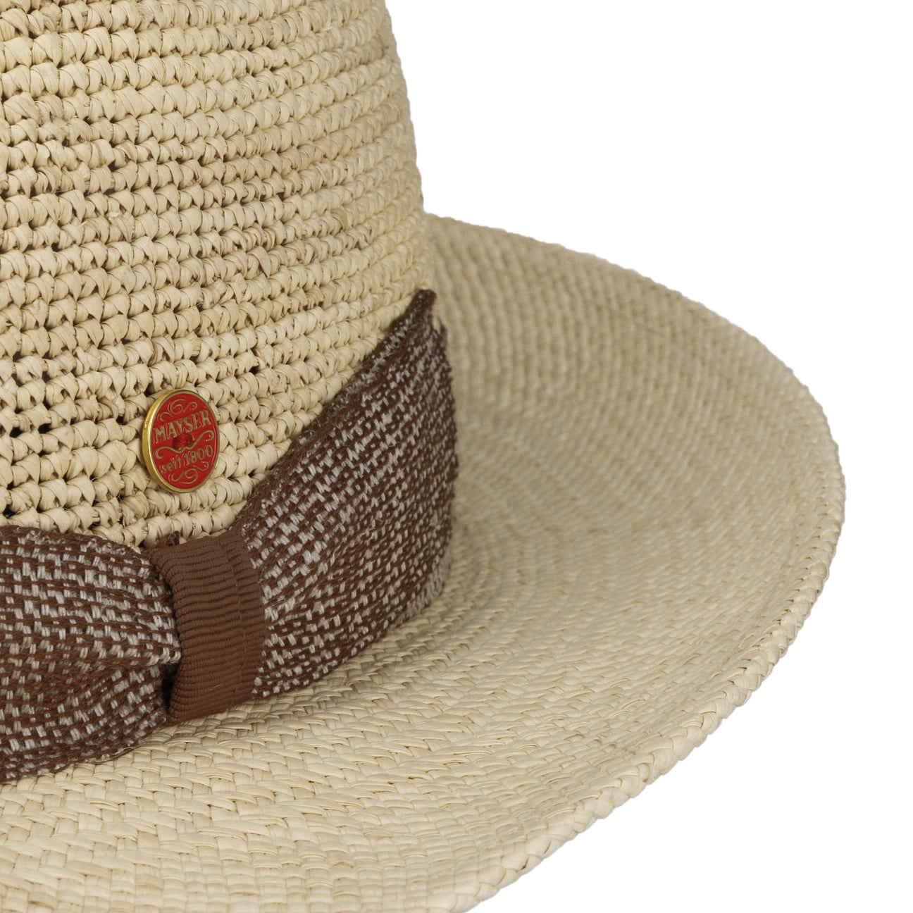 Stylish Mayser Manuel Crochet Trilby Panama Hat for Men - Perfect for Summer Beach, Outdoor Travel & Casual Fashion