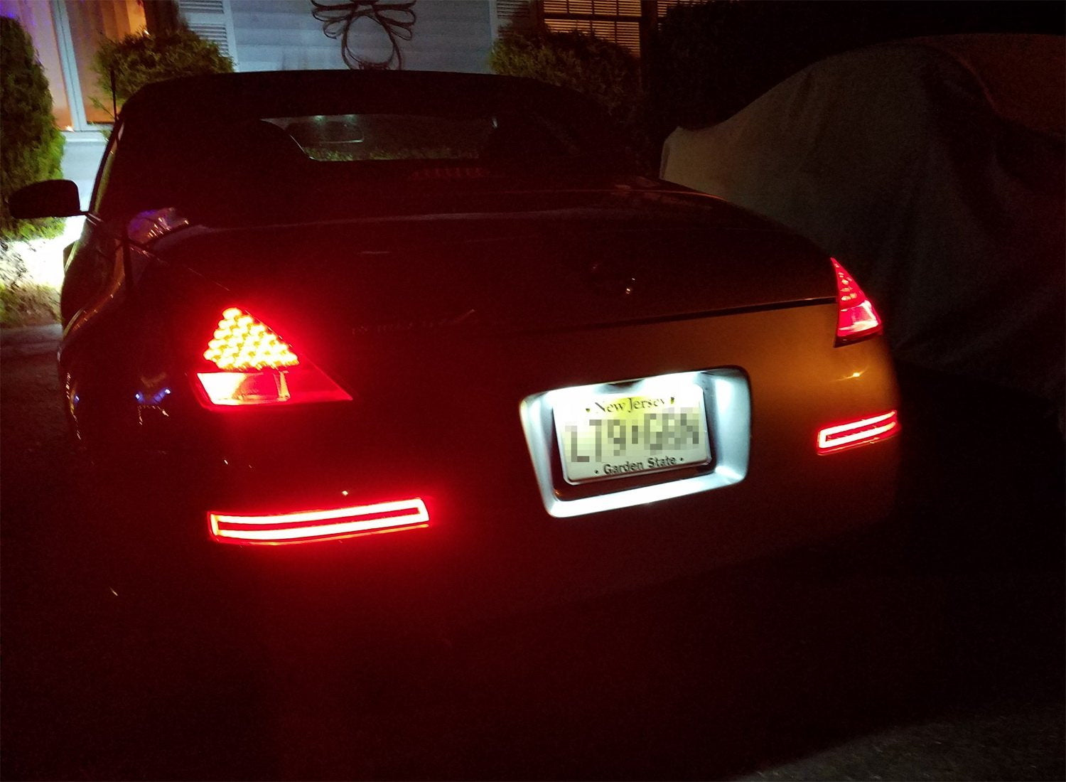 Clear Lens All-in-One LED Turn Signal, Backup & Brake Light for 2003-2009 Nissan 350Z - Upgrade Your Car's Safety & Style for Night Driving & Custom Builds