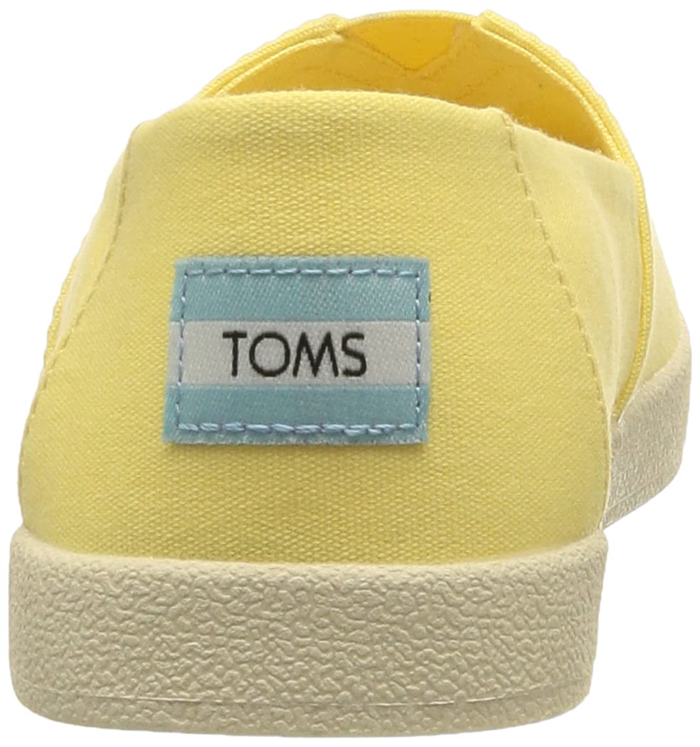 TOMS Women's Avalon Sneakers - Comfortable Casual Shoes for Women in Yellow | Perfect for Walking, Travel & Everyday Wear