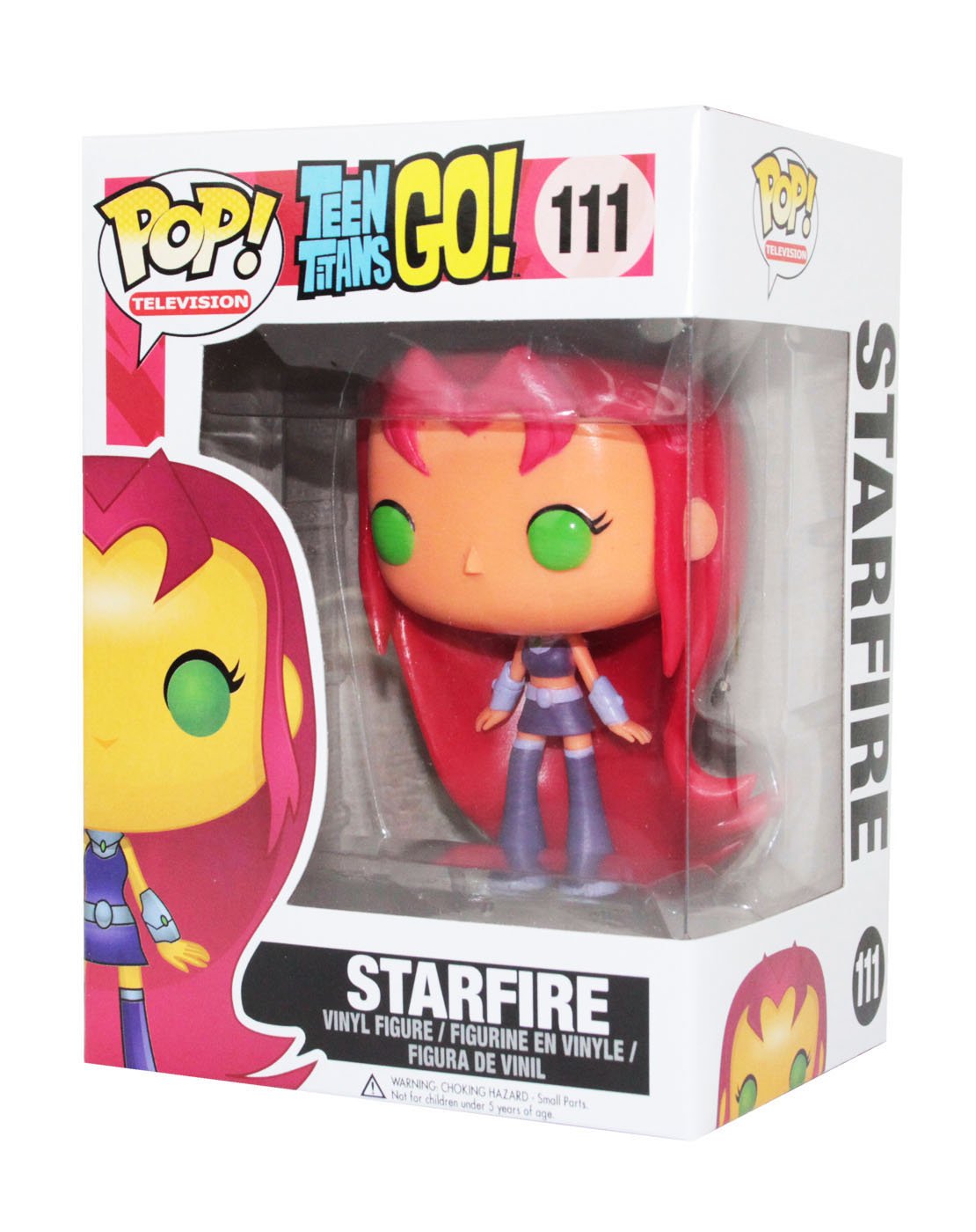 Funko POP TV: Teen Titans Go! - Starfire Collectible Vinyl Figure | Official DC Comics Merchandise | Perfect for Fans, Collectors & Gift Giving | Display on Shelves, Desks & in Collections