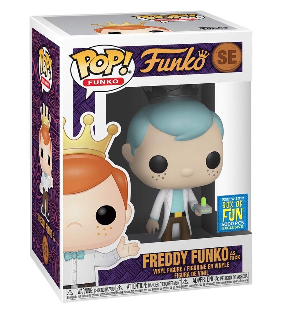 Funko Pop! Freddy as Rick Fundays 2019 Limited Edition Collectible Figure - Exclusive Box of Fun (6000 Pieces Only) - Perfect for Rick and Morty Fans, Collectors & Pop Culture Enthusiasts