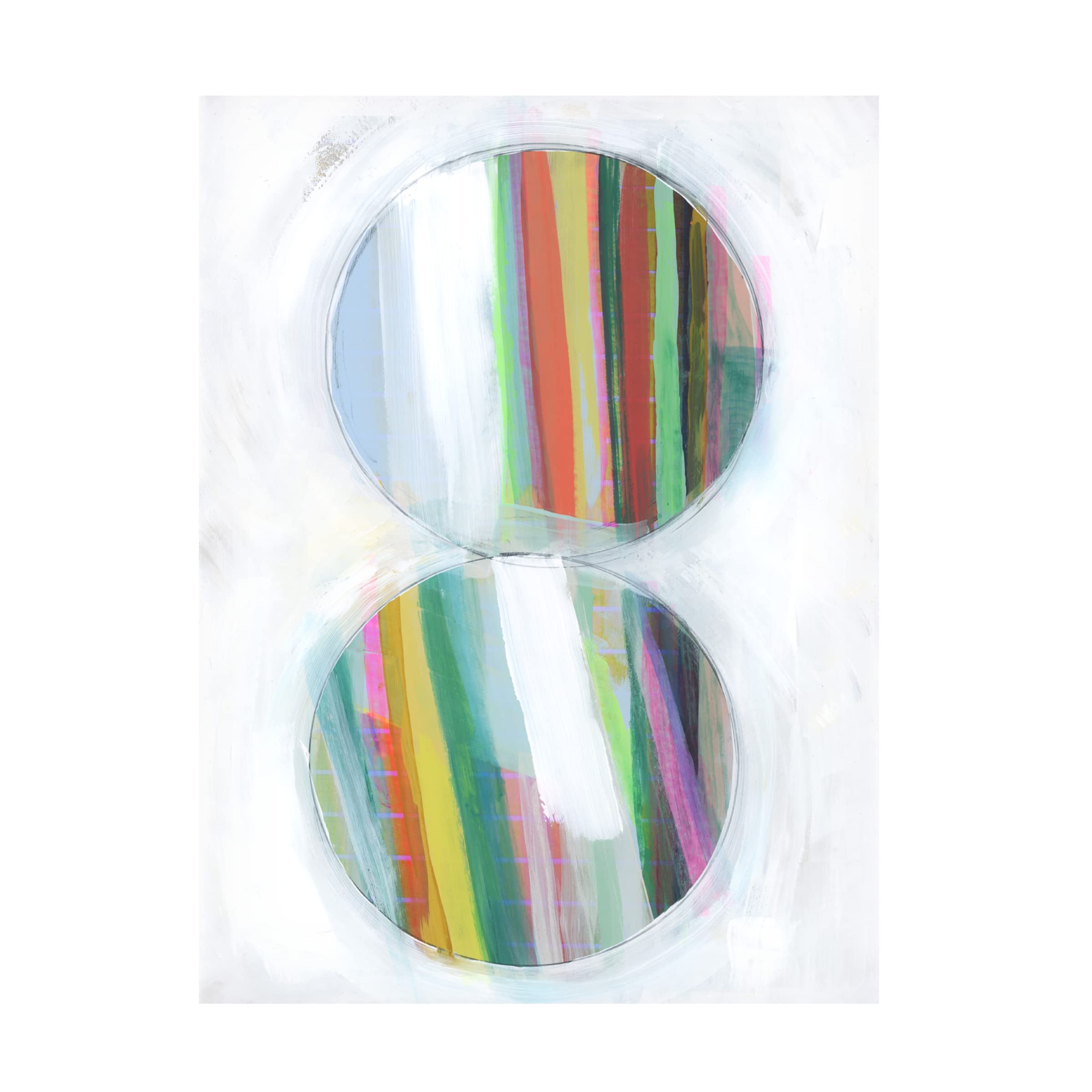 Bellissimo Art 'Art in Whites III' Premium Canvas Wall Art Print - 18x24 Inches - Modern Home & Office Decor for Living Room, Bedroom, or Gallery Display
