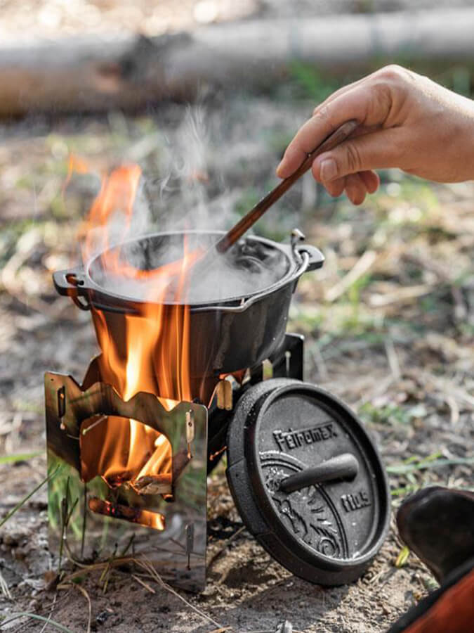 Petromax Hobo Stove - Portable Camping Stove for Outdoor Cooking, Hiking & Backpacking | Compact Wood Burning Stove for Survival Gear & Emergency Preparedness