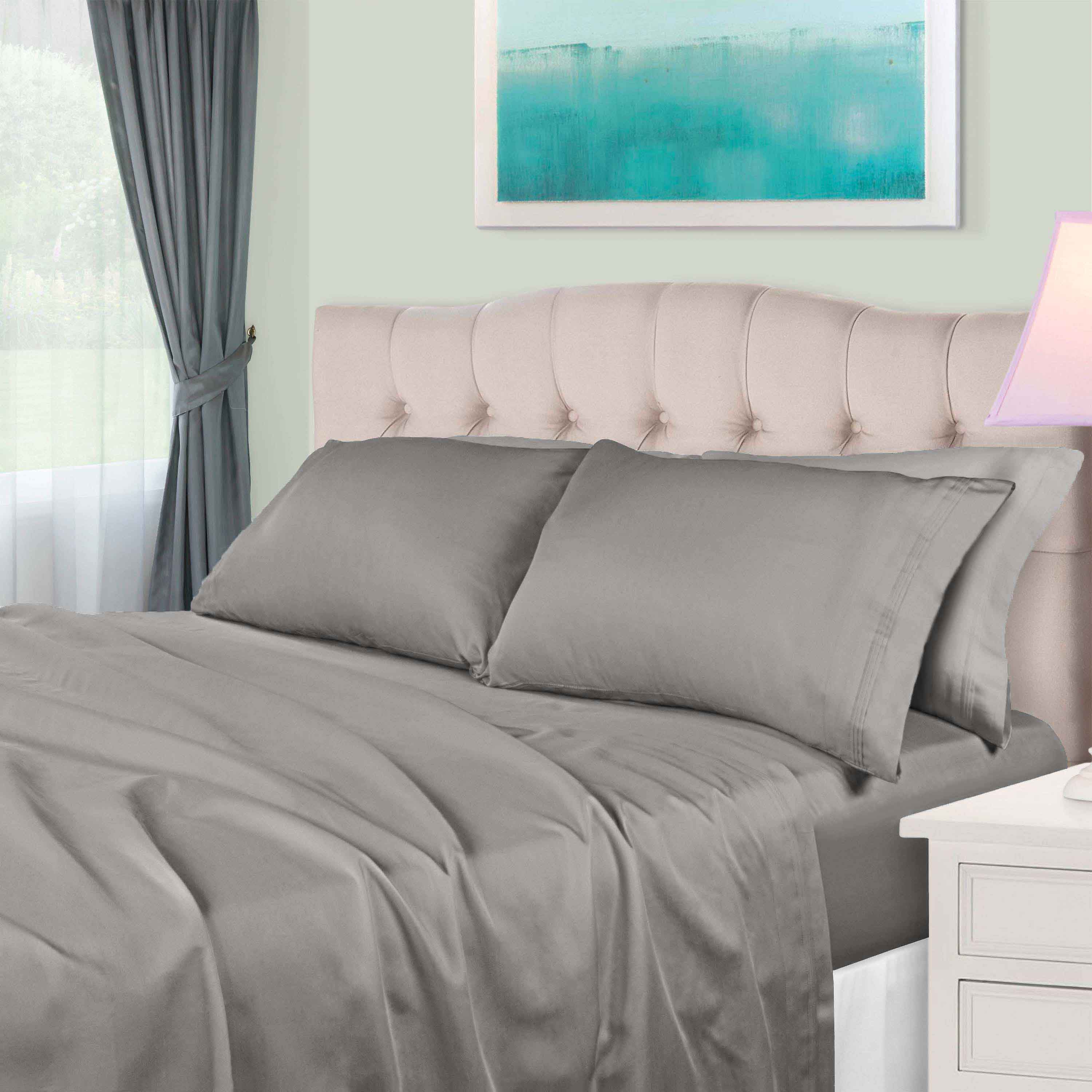 Luxury 650 Thread Count Egyptian Cotton Sheet Set - Eco Friendly, Breathable & Hypoallergenic - Perfect for Master Bedroom, Guest Room & Hotel Use