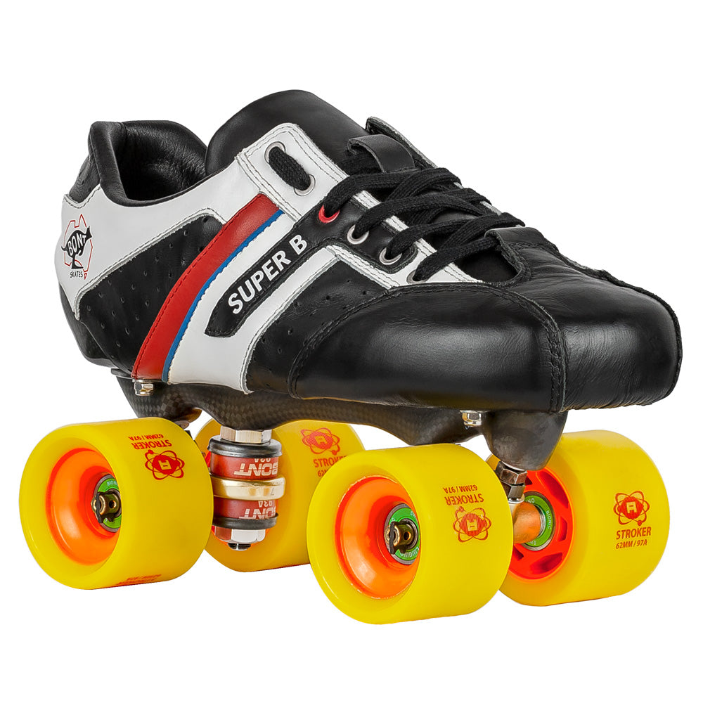Bont Super B Carbon Zeus Speed Package - High-Performance Carbon Fiber Speed Skating Boots for Competitive Athletes | Perfect for Racing, Training, and Professional Speed Skating