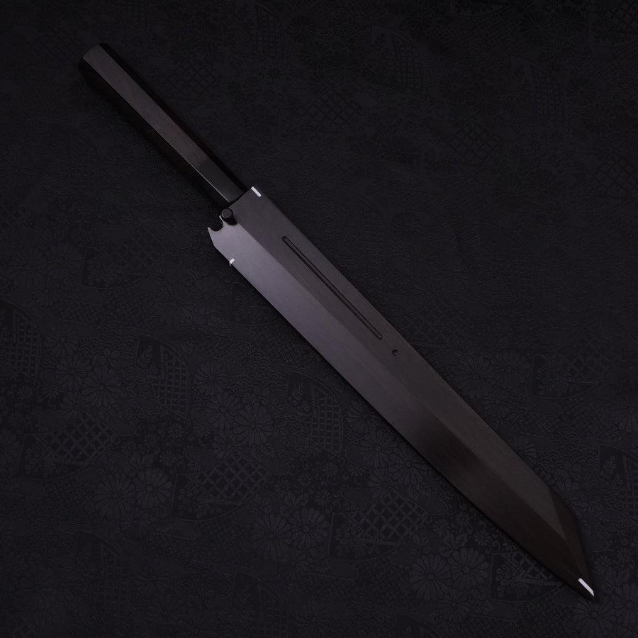 Premium Yanagi Kiritsuke Knife - 270mm Silver Steel #3 Honyaki Mirror Finish with Buffalo Ebony Handle - Perfect for Sushi, Sashimi & Japanese Cuisine Preparation