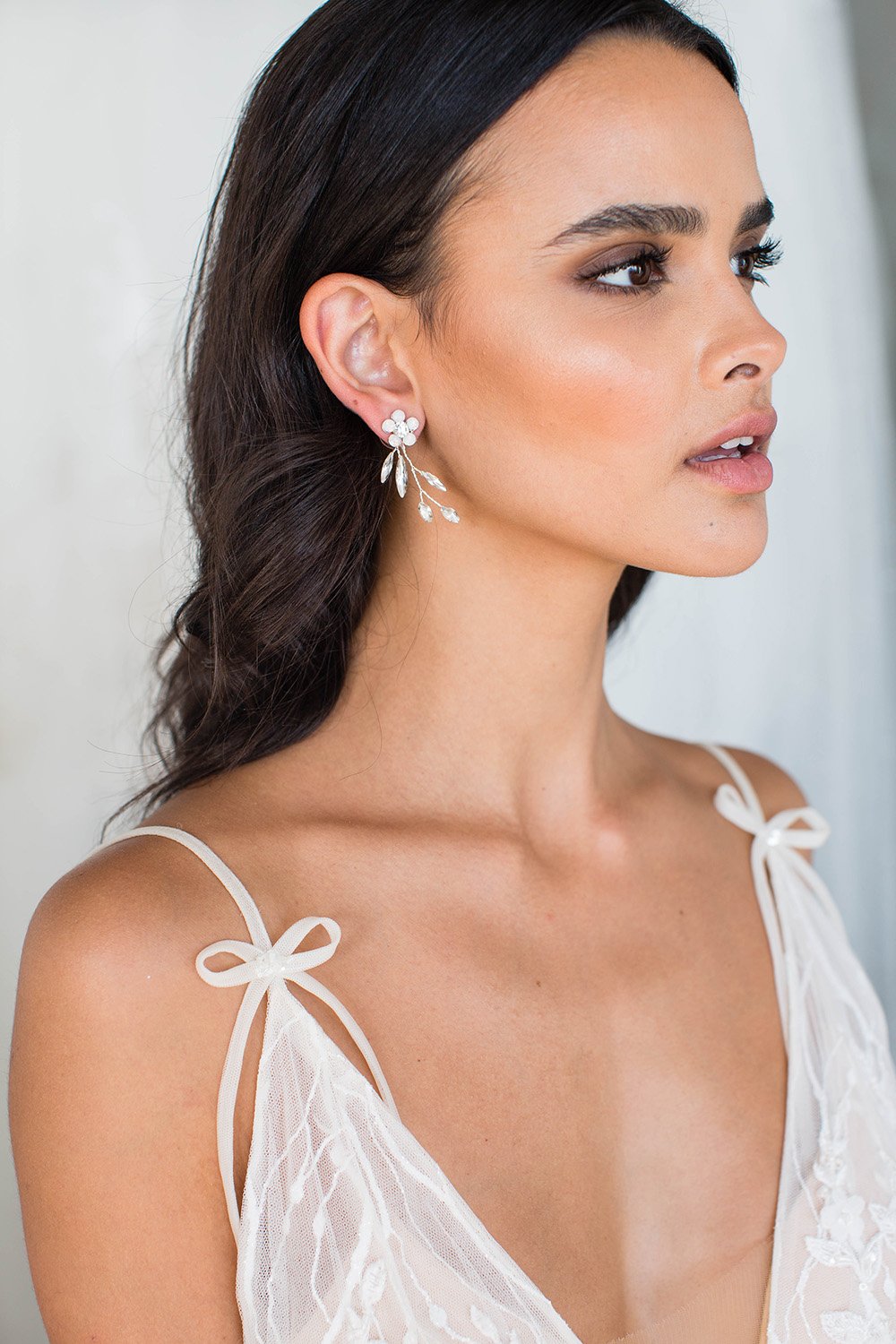 abella earrings for women - elegant gold hoop earrings, stylish and lightweight - perfect for parties, weddings, and everyday wear
