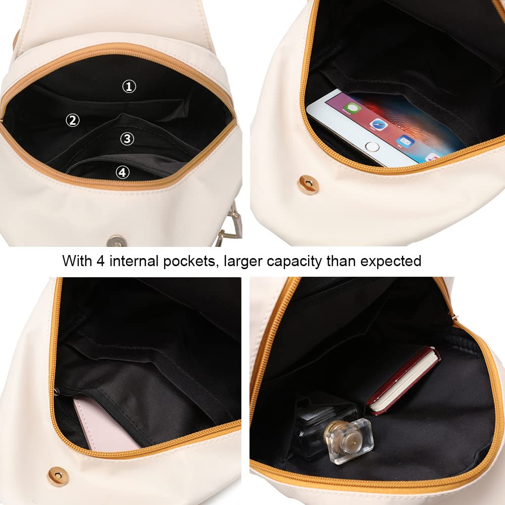 Zhongningyifeng Women's Small Nylon Backpack - Mini Travel Purse & Lightweight Shoulder Bag for Ladies | Perfect for Daily Commute, Weekend Trips & College Campus Use
