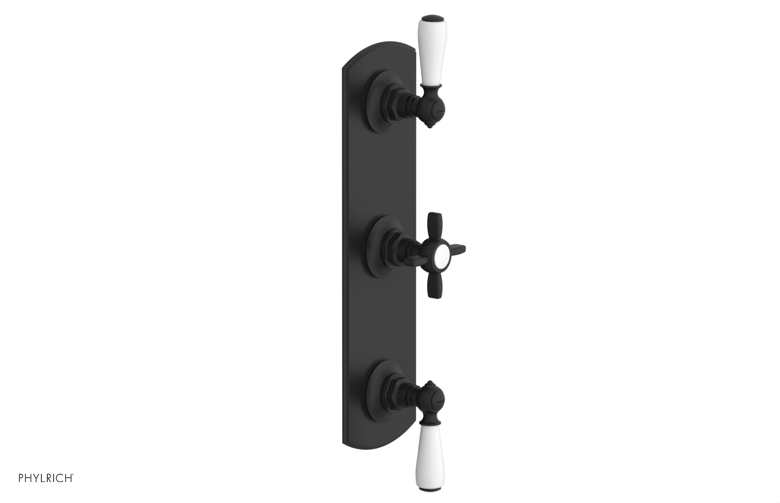Jamestown Thermostatic Shower Valve with Dual Volume Control - White Accents (Model 4-740) | Perfect for Modern Bathroom Renovations & Spa-Like Shower Experiences