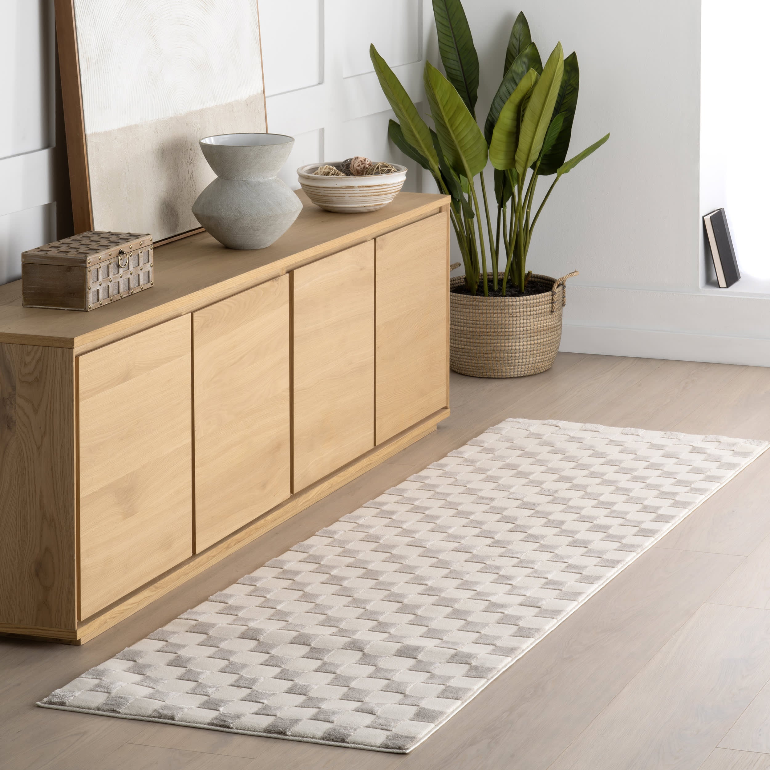 Premium Cape May Plush Textured Washable Rug - Soft Cream Shag Area Rug for Living Room, Bedroom & Nursery - Machine Washable & Stain Resistant