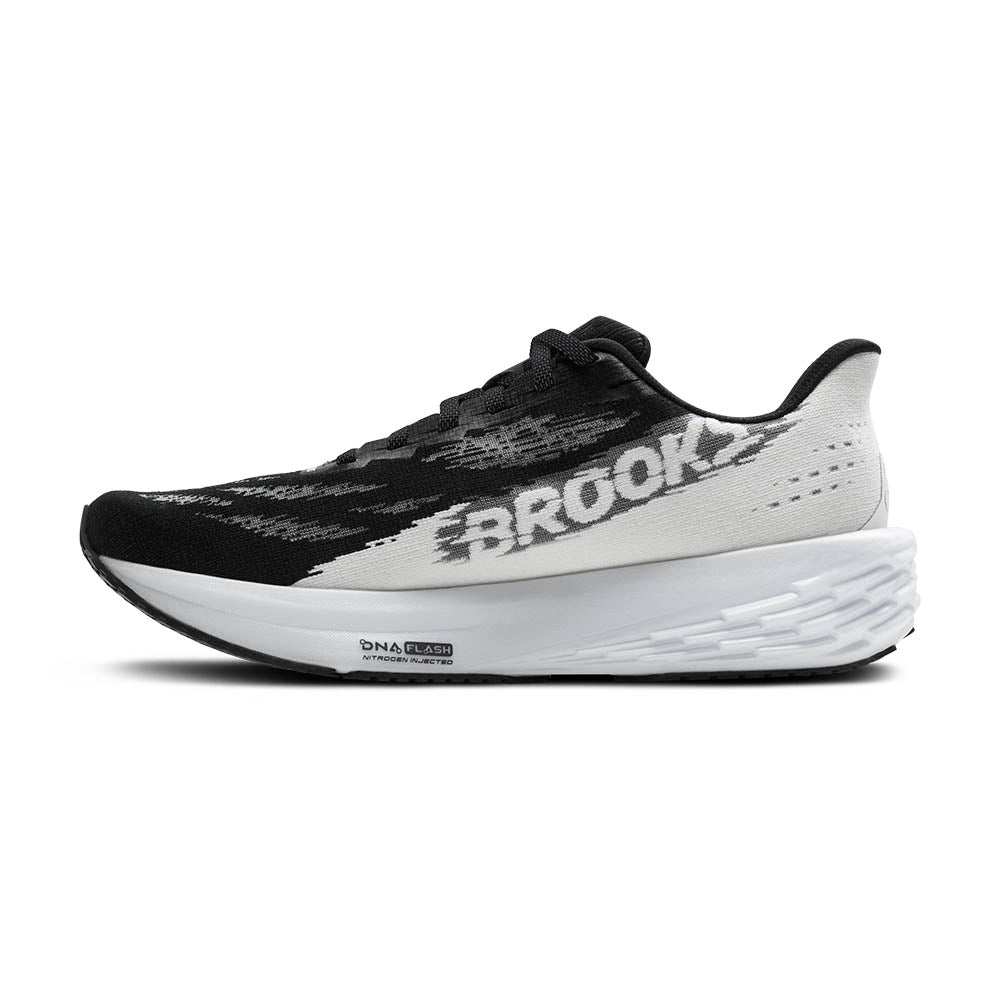 M Launch 11 Running Shoes - Black & White | Lightweight Athletic Sneakers for Men & Women | Perfect for Jogging, Gym Workouts & Casual Wear