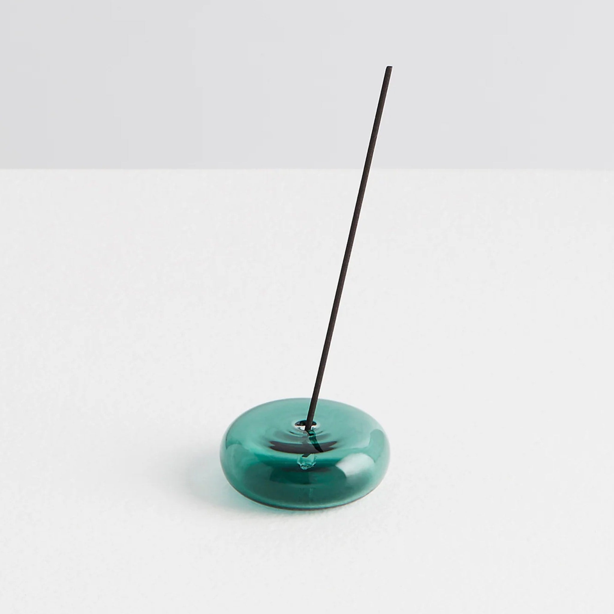 MAISON BALZAC The Pebble Incense Holder - Handmade Ceramic Aromatherapy Diffuser for Home, Office & Meditation | Teal Color Home Decor Gift