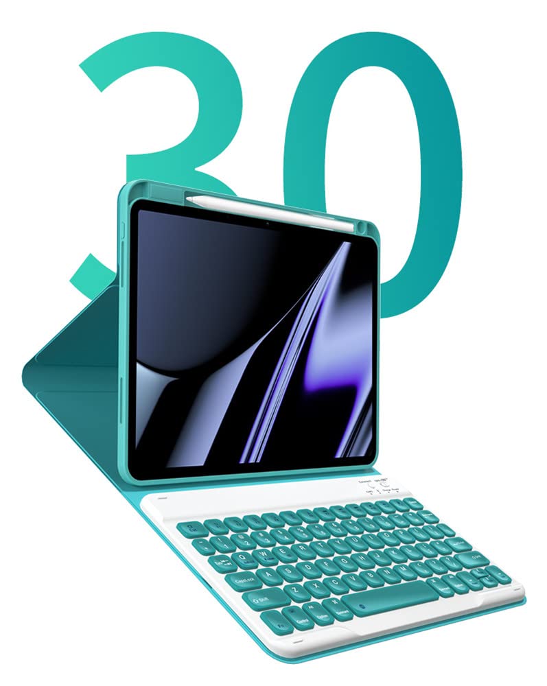 AnMengXinLing Magnetic Detachable Wireless Keyboard Case for iPad 10.2