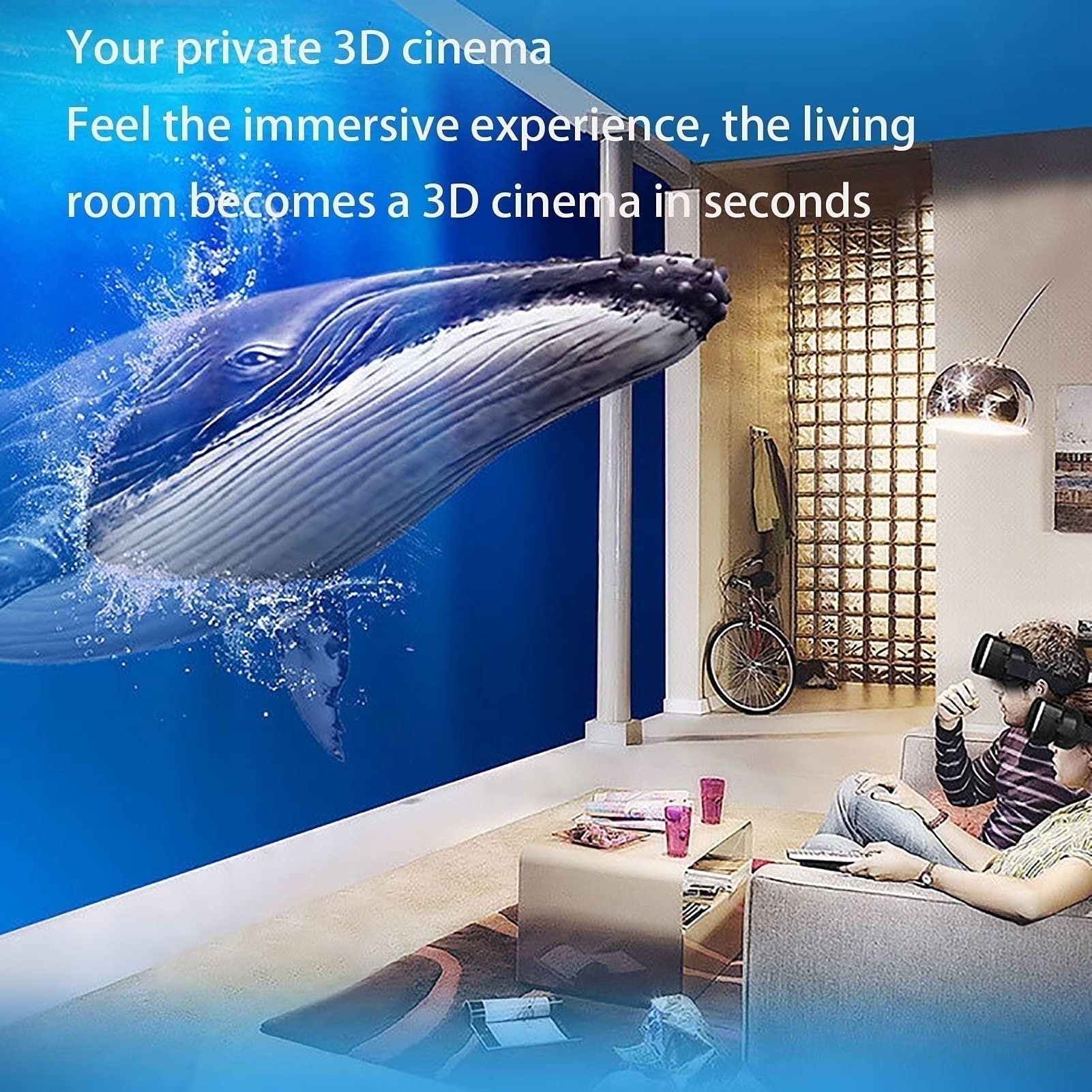 CYLZRCl 3D VR Headset with Stereo Sound & Remote Control - Virtual Reality Glasses for Gaming, Movies & Smartphones - Compatible with All iOS & Android Devices (Color: 6R1) - Perfect for Home Entertainment & Immersive VR Experiences