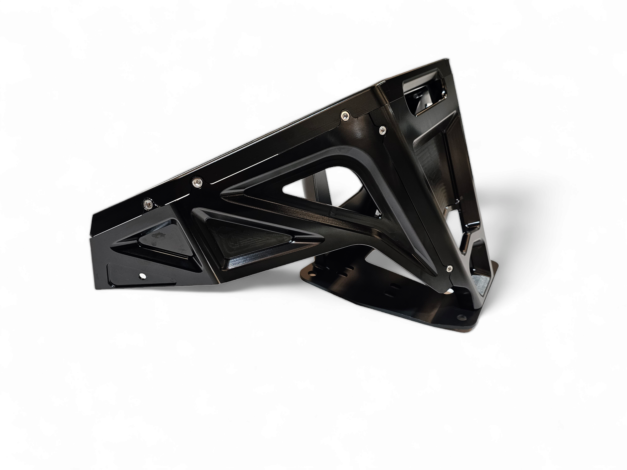 2022-2025 Polaris RZR Pro R & Turbo R Front Winch Bumper - Black Anodized Aluminum Billet (FWB610030) | Off-Road Protection & Recovery Accessory for UTV Trail Riding & Rock Crawling