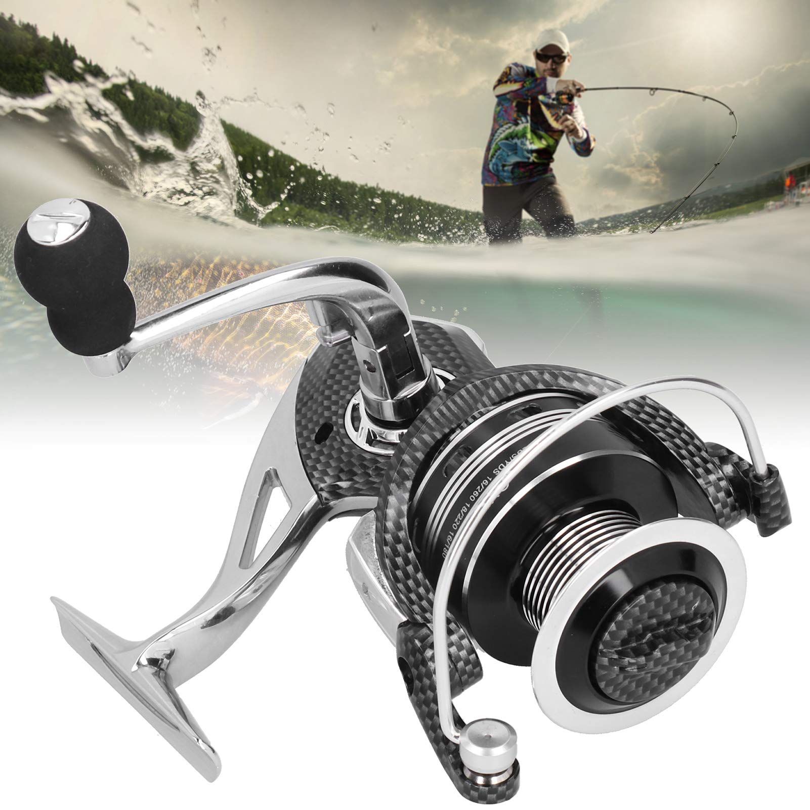 Professional GX7000 Spinning Fishing Reel - Wear-Resistant, Heavy Duty Saltwater Fishing Gear with Foldable Rocker Arm | Perfect for Deep Sea, Surf, and Offshore Fishing Adventures