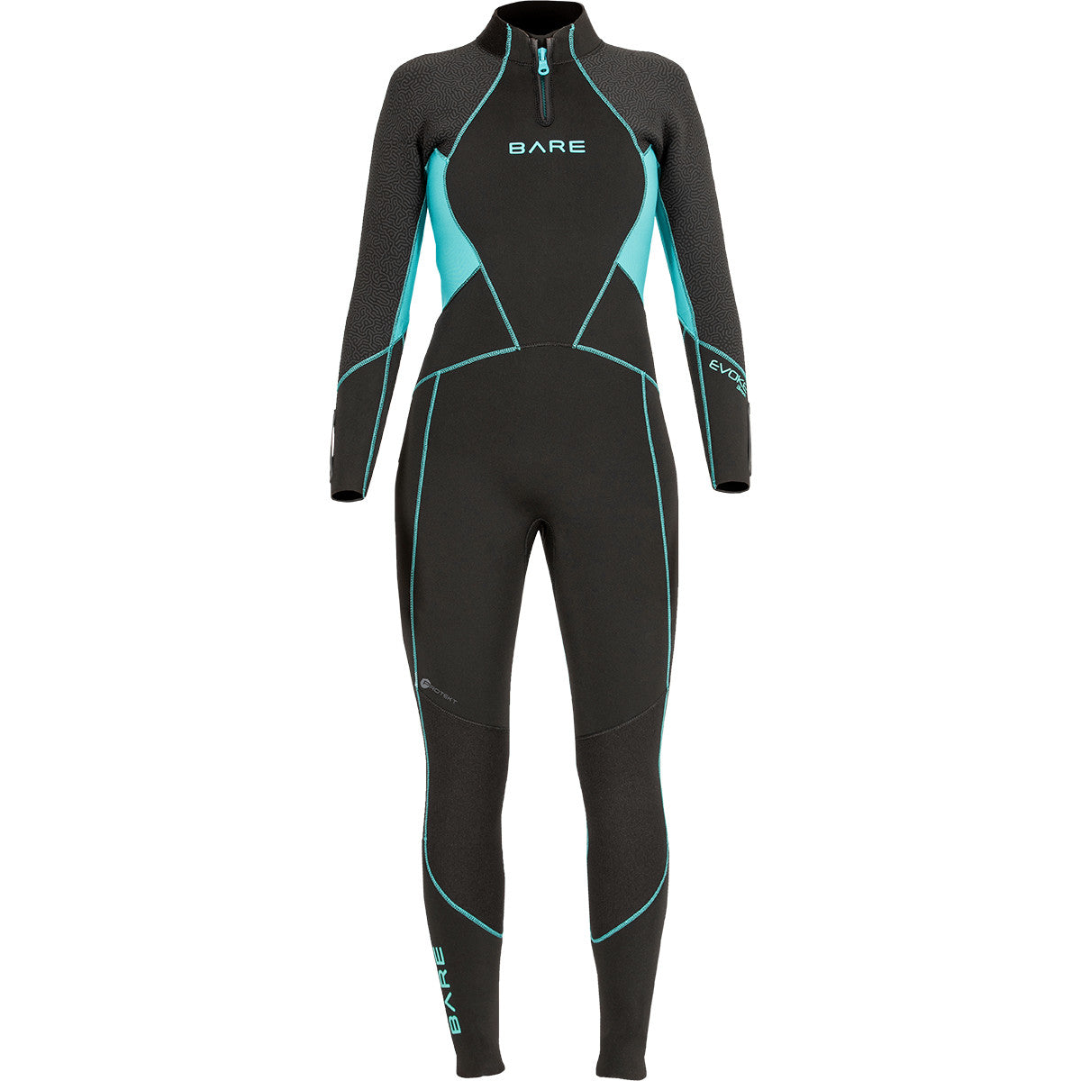 Bare 5mm Evoke Full Aqua Wetsuit (2021) - Premium Neoprene Diving Suit for Scuba Diving, Snorkeling & Water Sports