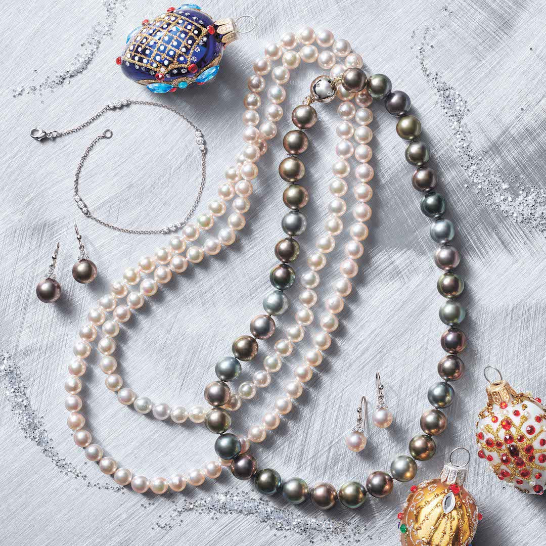 Madison Drop Earrings with Genuine White Akoya Pearls - Perfect for Weddings, Parties & Special Occasions