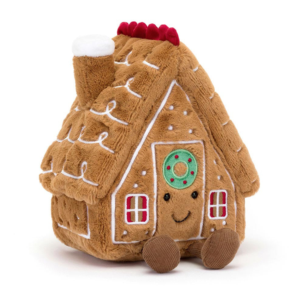 Amuseables Gingerbread House - Cute & Festive Holiday Decor for Christmas Tree, Home, and Office - Perfect for Holiday Parties & Gift Giving