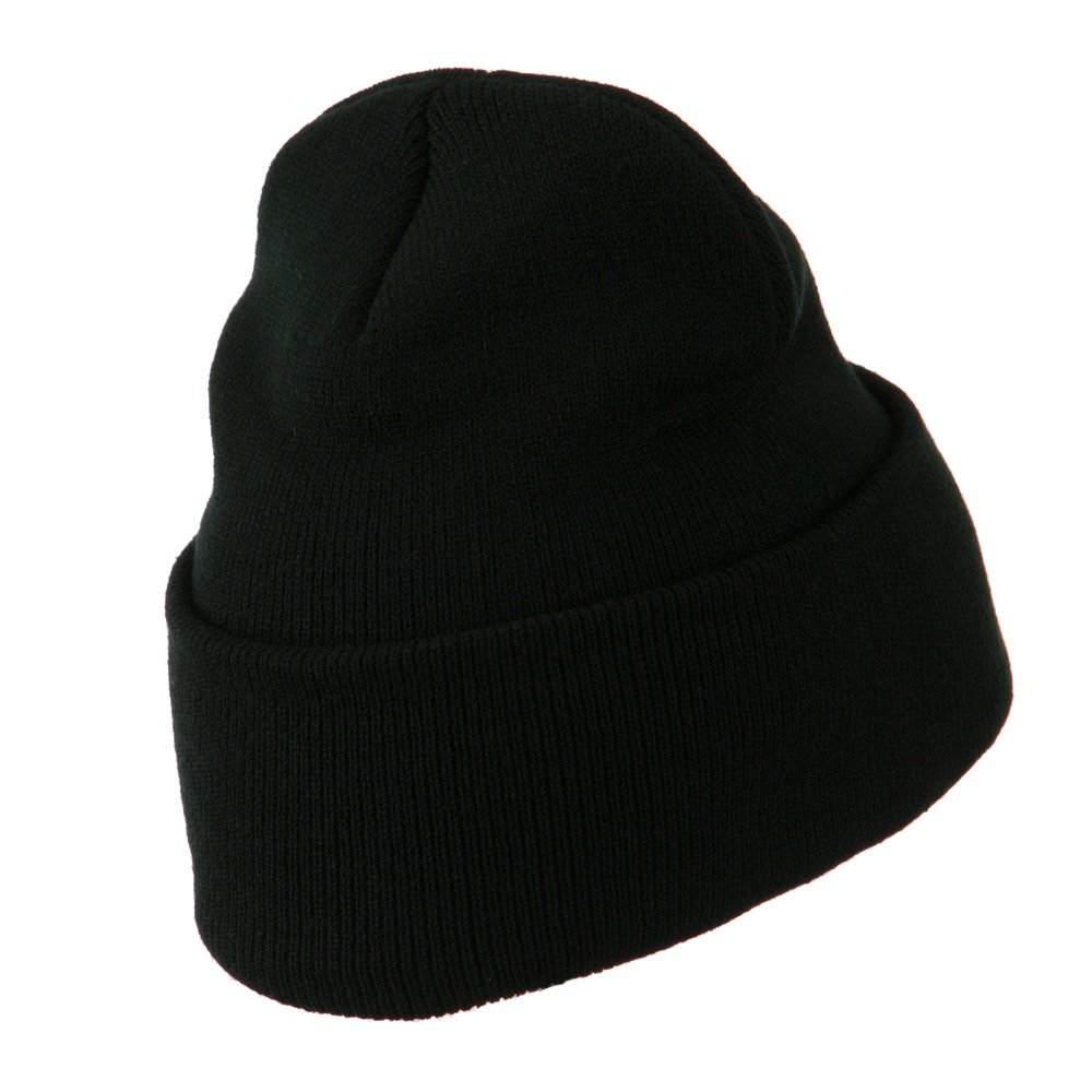 Halloween Jack o Lantern Face Embroidered Beanie Hat - Warm Knit Skull Cap for Men & Women - Perfect for Trick or Treating, Costume Parties & Cold Weather