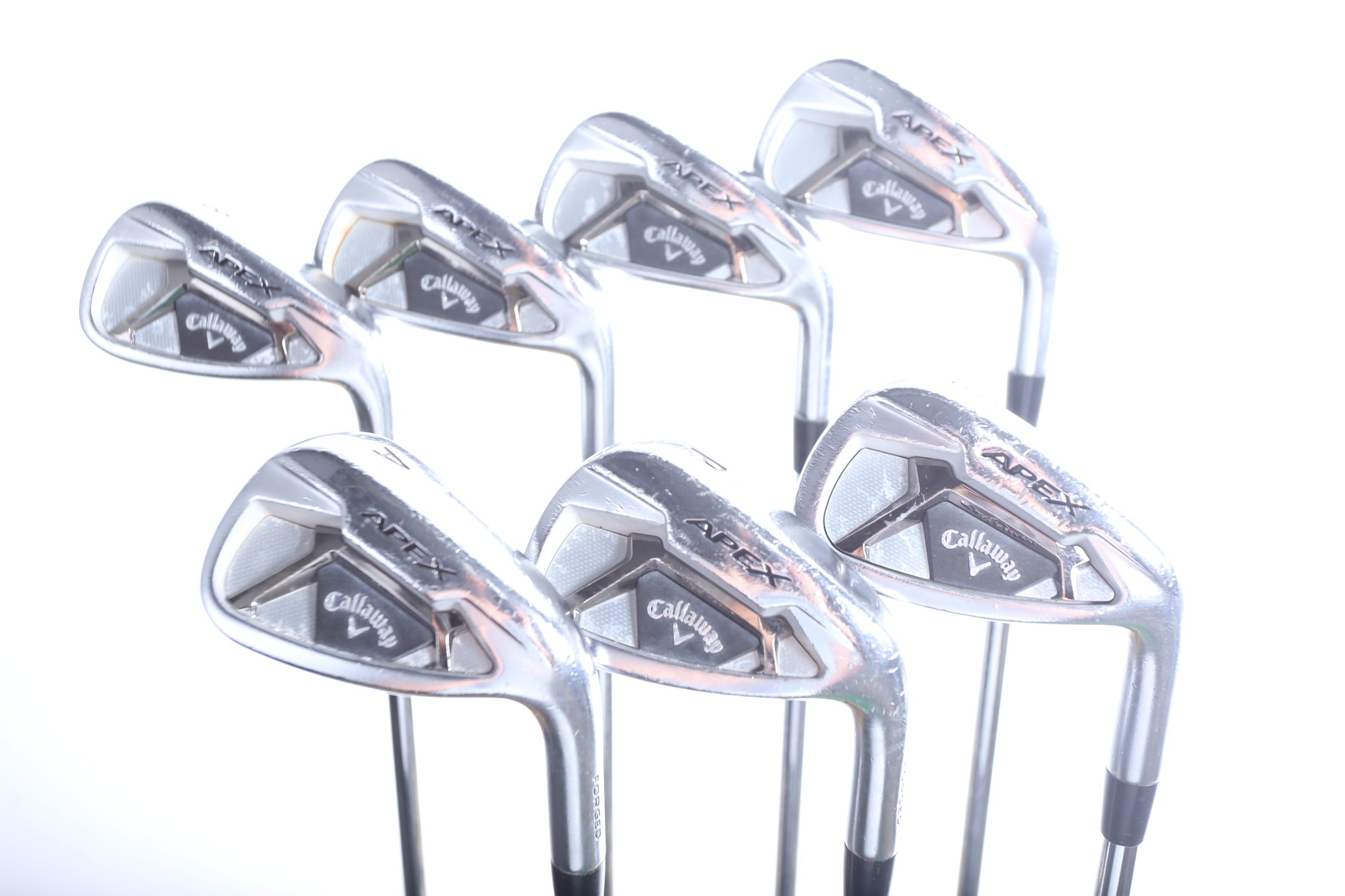 Used Callaway Apex 21 Iron Set 5-AW Right Handed Regular Flex Golf Clubs - Perfect for Mid-Handicap Players & Course Play