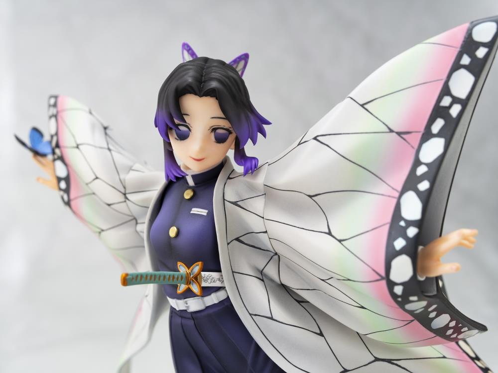 Aoshima 1/7 Scale Figure - Demon Slayer Kimetsu no Yaiba Shinobu Kocho Anime Collectible Statue for Home Display & Anime Fans Gift