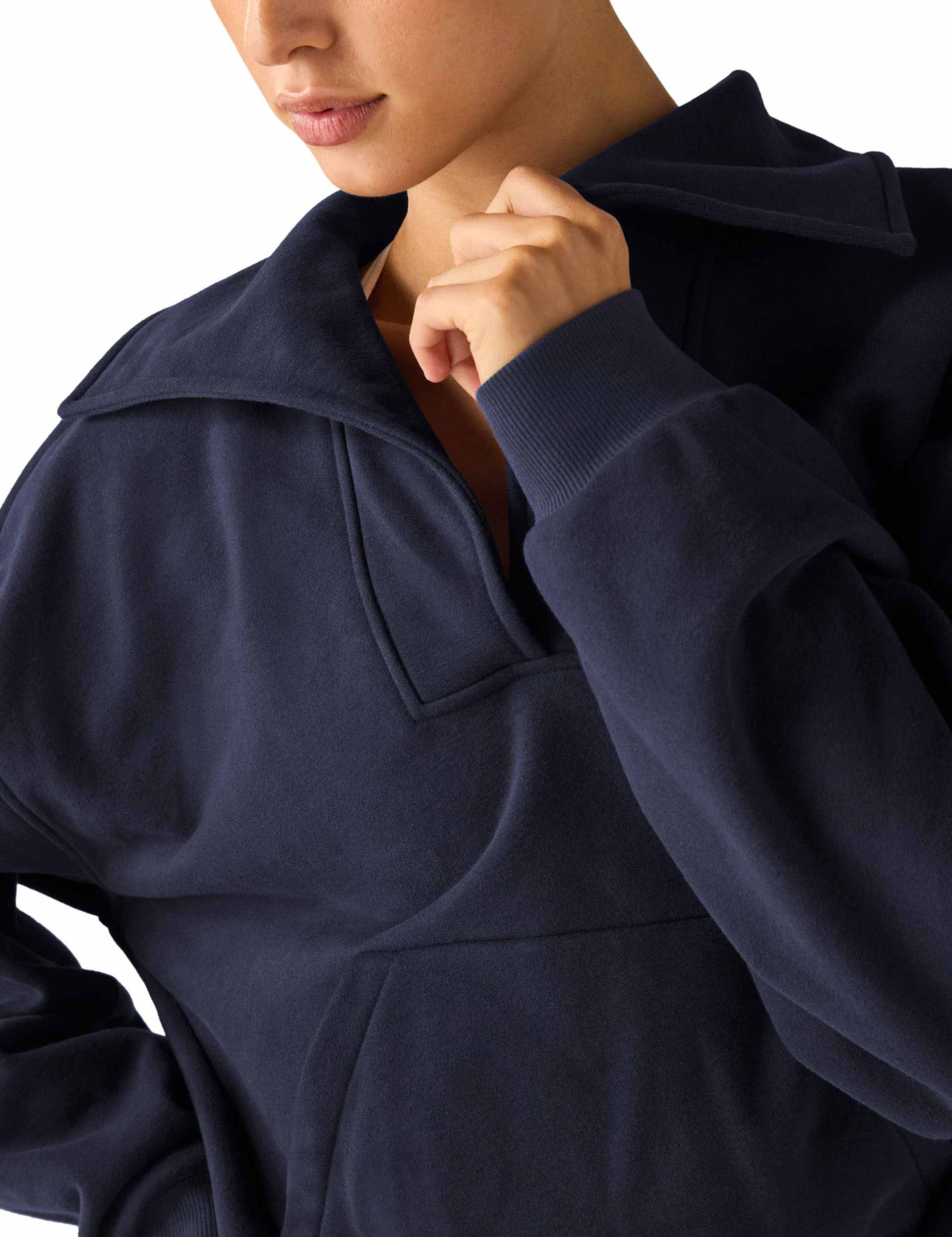 Street Smart Pullover Hoodie - After Dark Navy Color | Comfortable & Stylish Men's Sweatshirt for Casual Wear, Outdoor Activities & Night Outfits