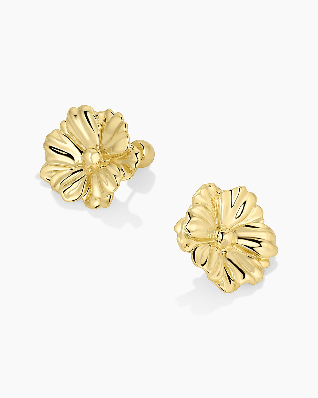 Camila Stud Earrings for Women - Elegant Gold Plated Cubic Zirconia Studs - Perfect for Everyday Wear, Parties & Gifts