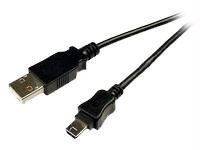 Premium USB 2.0 Mini 5-Pin Sync Charging Cable - 6ft Black Cord for GPS, MP3 Players, BlackBerrys, PDAs & Smartphones - Perfect for Home, Office & Travel Charging