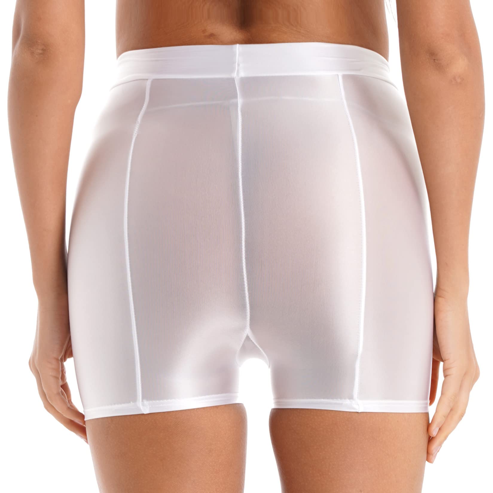 Women's High Waist Stretchy Nylon Biker Shorts - Workout Yoga Running Leggings for Women | Perfect for Gym, Cycling, Yoga & Everyday Wear