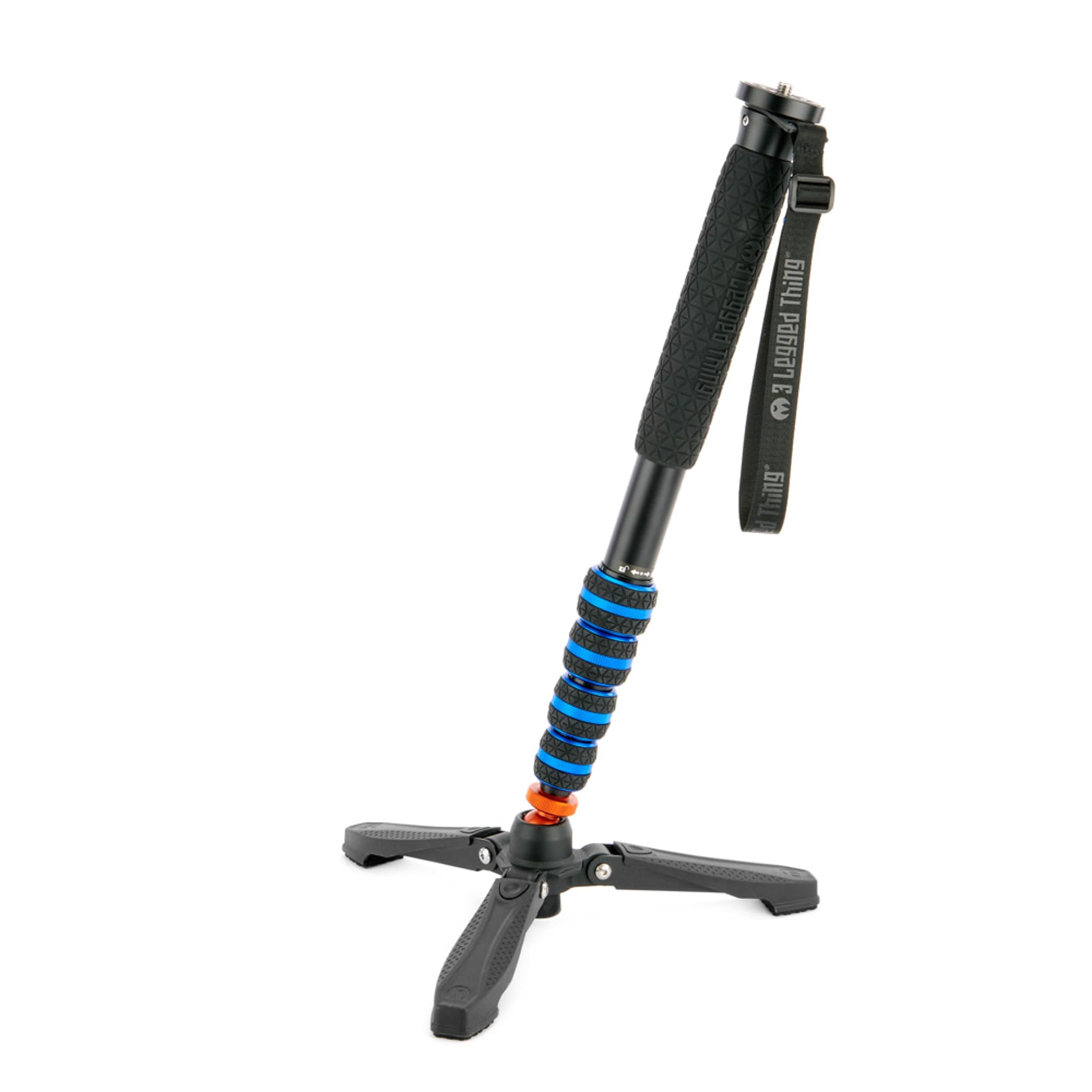 3 Legged Thing Punks Taylor 2.0 Magnesium Alloy Monopod Kit - Lightweight Travel Tripod for DSLR Cameras & Video Shooting | Compact Support for Outdoor Photography, Vlogging & Travel Adventures (TAYLORKITBLUE2.0)