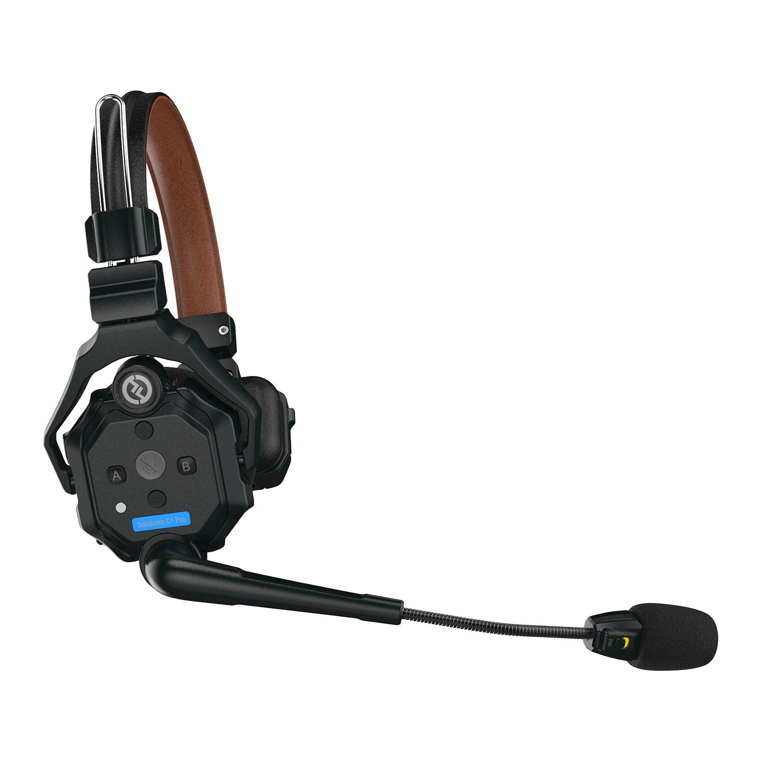 Solidcom C1 Pro Wireless Intercom System with 6 Single Ear ENC Headsets - Long Range Clear Communication for Construction, Events & Team Coordination