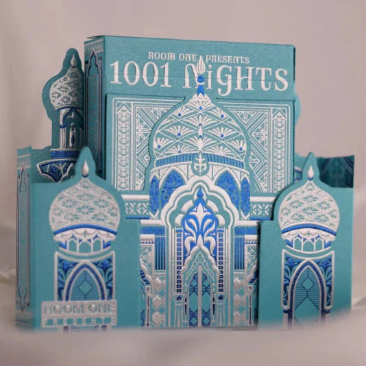 1001 Nights Aurora Qubba Edition Playing Cards - Premium Collectible Deck for Magic Tricks, Poker Games & Gift Giving