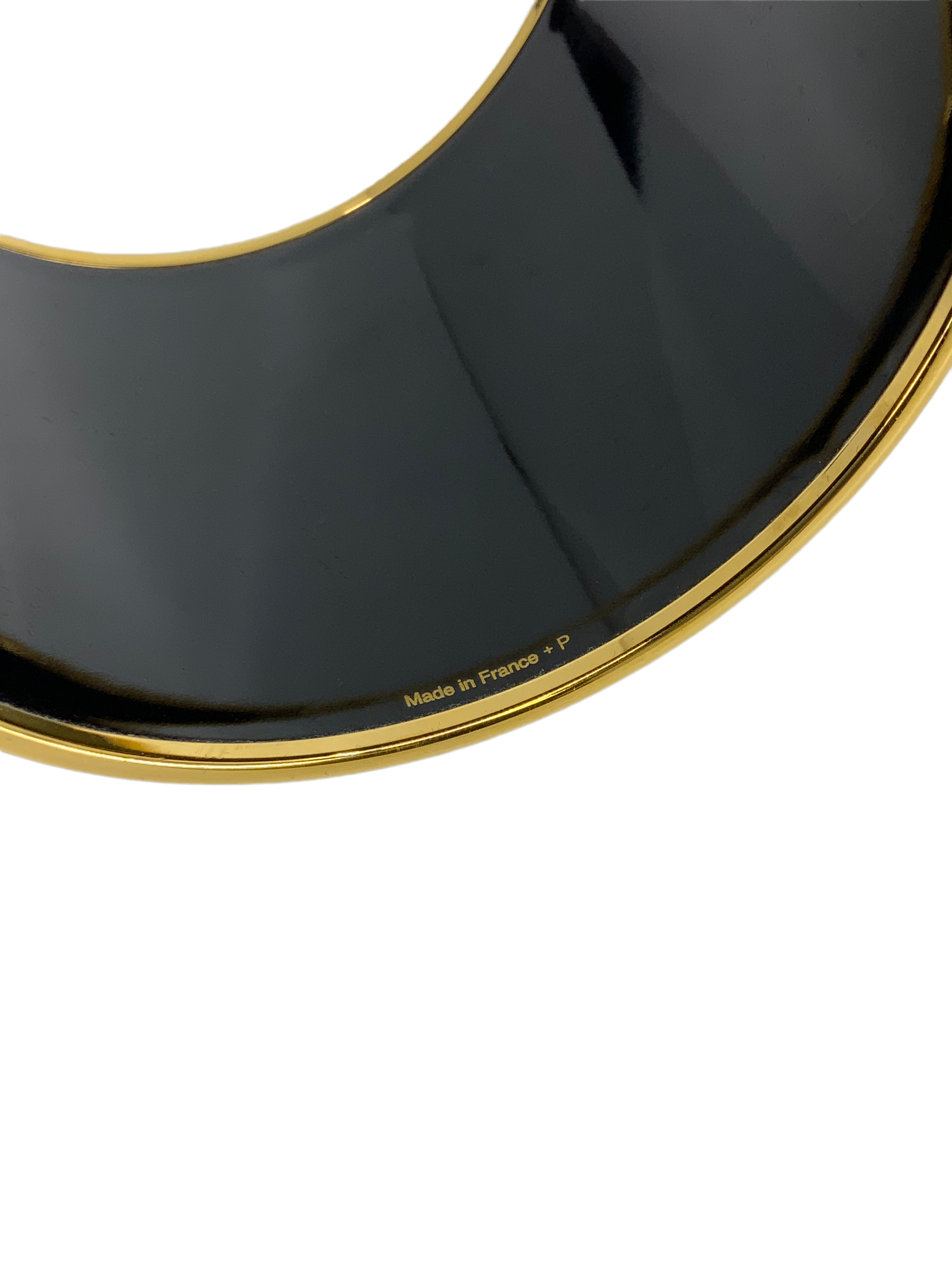 Hermes Ribbon Extra Wide Printed Enamel Bracelet 65 - Luxury Fashion Jewelry for Women, Elegant Gift for Her | Perfect for Parties, Weddings & Special Occasions