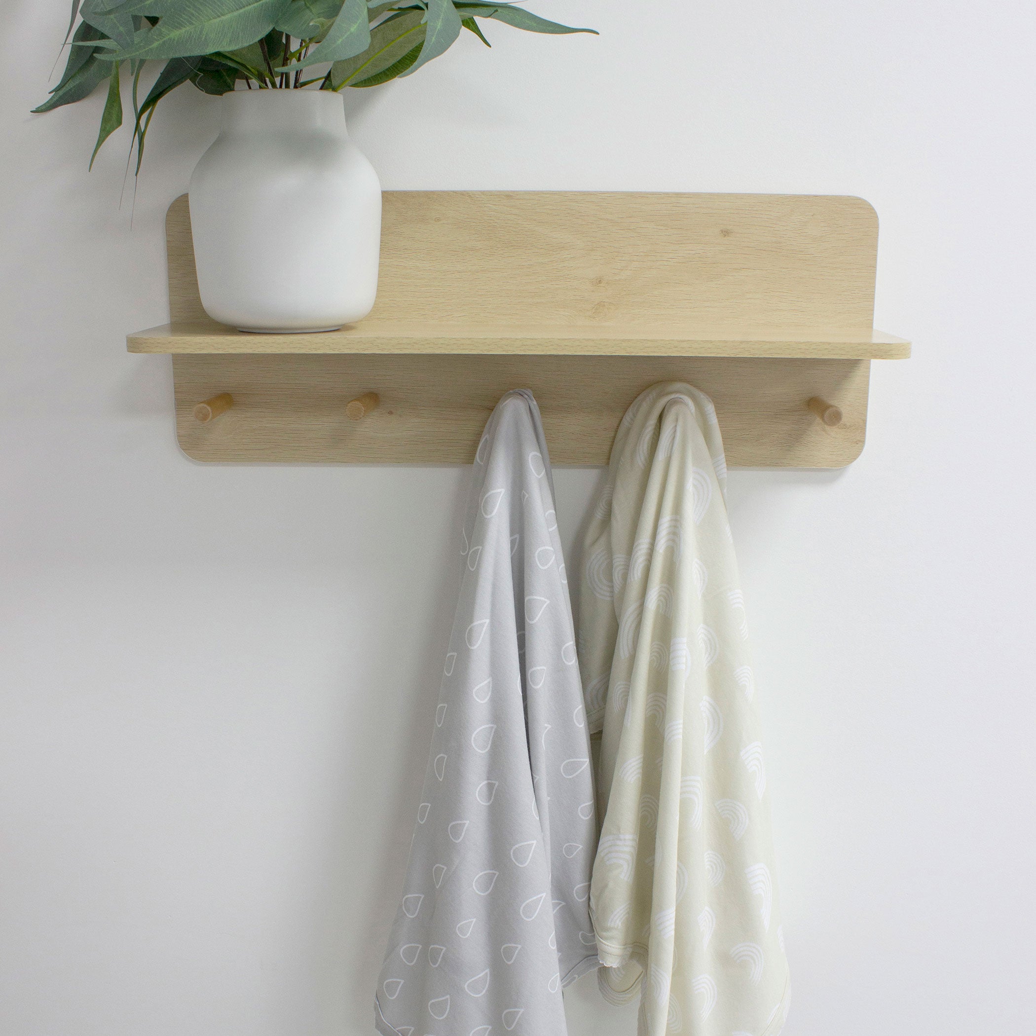 Nordic 2-Pack Jersey Wrap in Grey & Sand - Cozy & Stylish for Home, Office, and Travel
