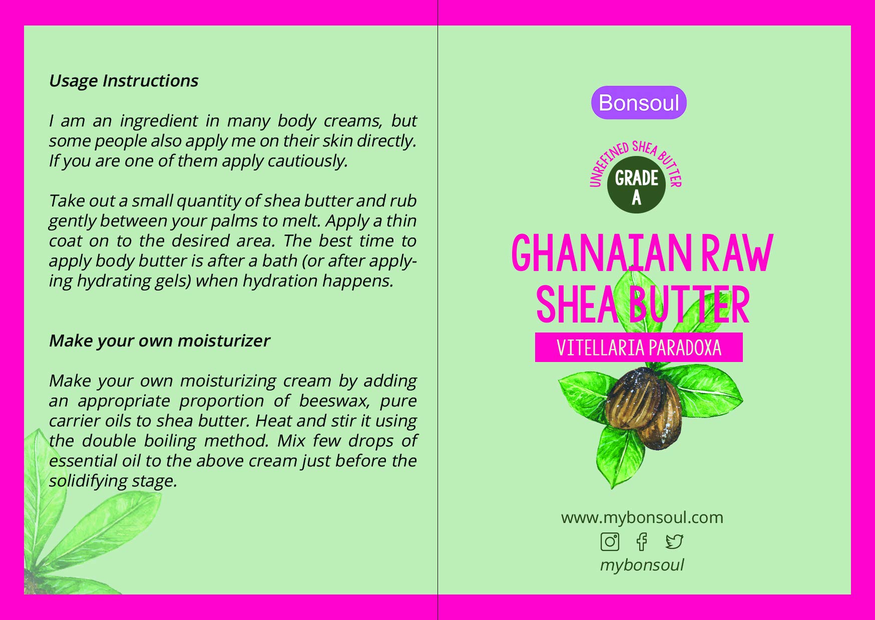Premium Grade A Organic Ivory Shea Butter from Ghana | 100% Raw & Unrefined | Deep Moisturizing Cream for Dry Skin, Hands & Body | 100g Glass Jar | Perfect for DIY Skincare, Massage & Hair Treatments