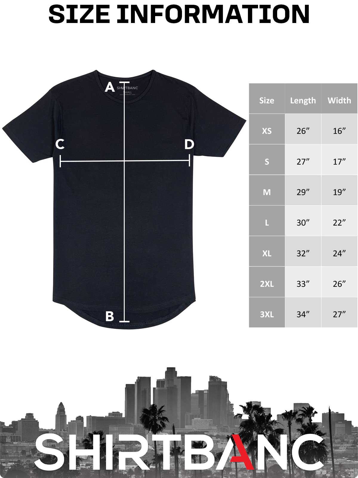 ShirtBANC Men's Dropcut Hipster Shirts 6-Pack Bundle - Long Length Hip Hop T-Shirts for Casual Wear, Street Style & Urban Fashion | Perfect for Everyday Outfits, Music Festivals & Hip Hop Culture