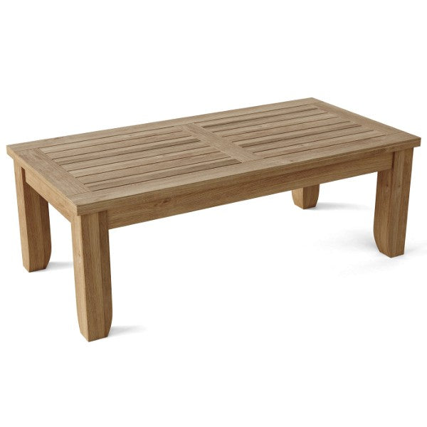 Modern Rectangular Coffee Table - Solid Wood Mid Century Design for Living Room, Lounge & Office - Stylish & Durable Home Decor Furniture