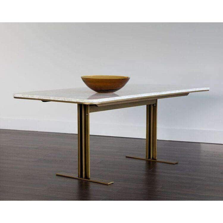 Ambrosia Solid Wood Dining Table - Modern Farmhouse Style for Kitchen & Dining Room - Perfect for Family Gatherings & Dinner Parties